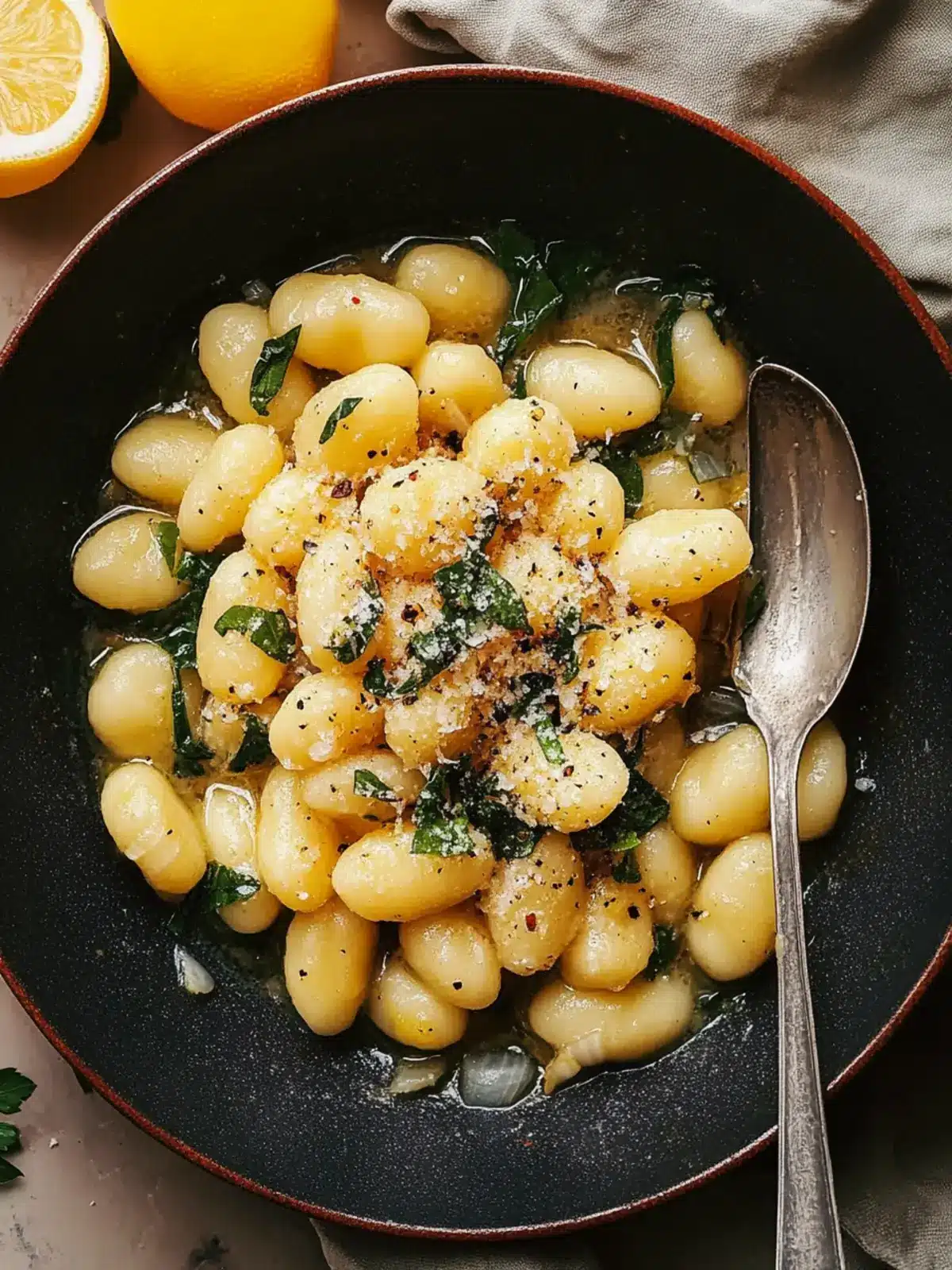 Gnocchi Piccata