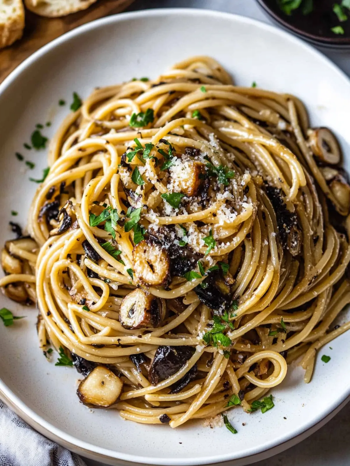 Black Garlic Pasta