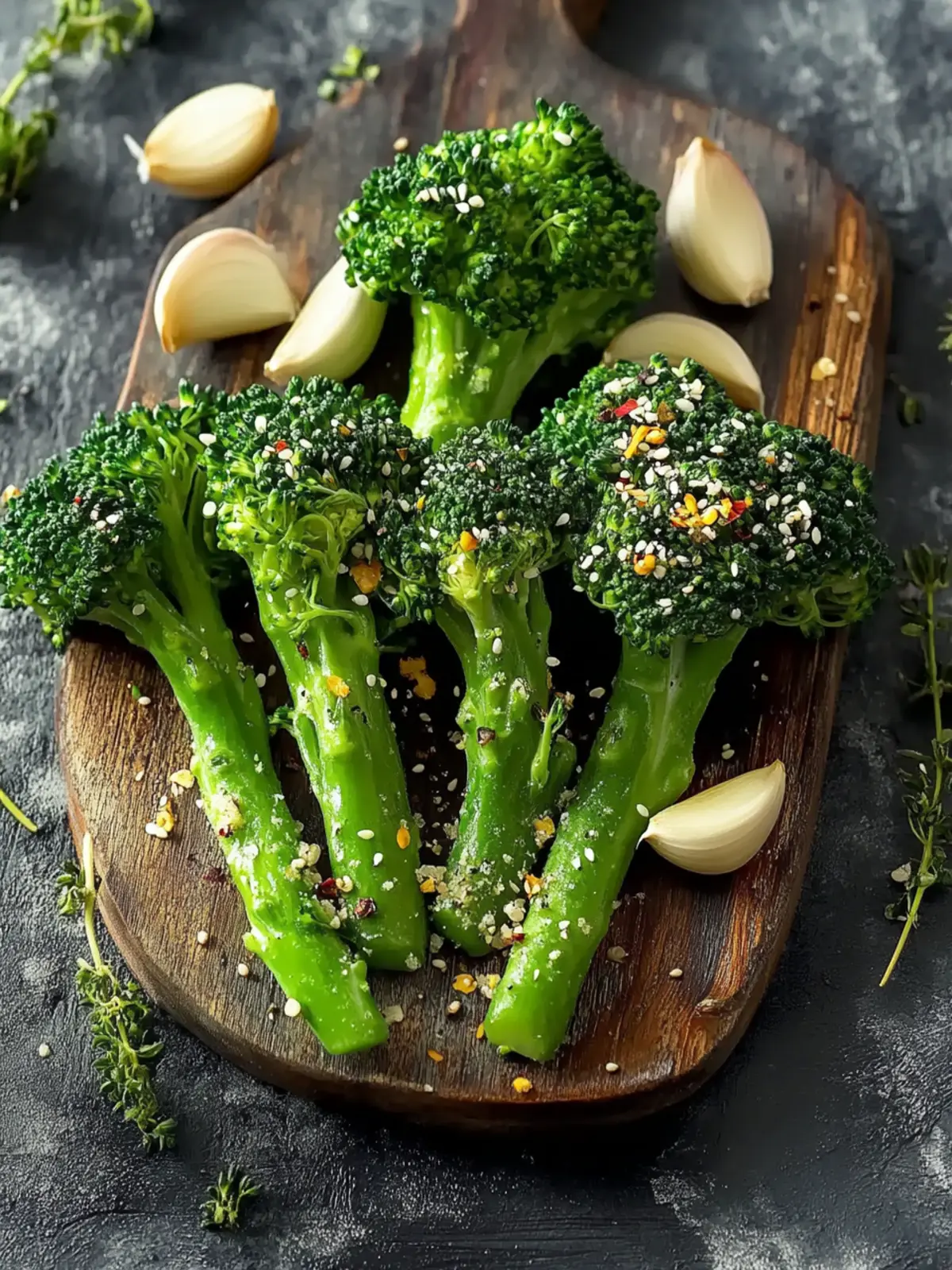 Crispy Broccoli Garlic