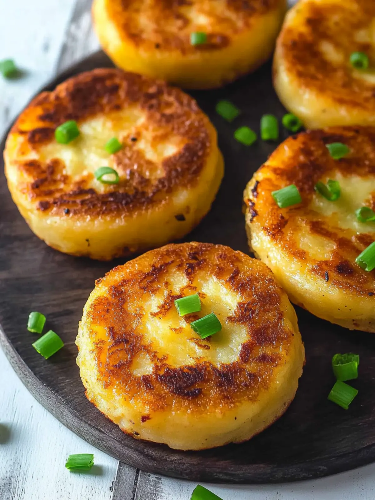 Korean Cheese Potato Pancakes