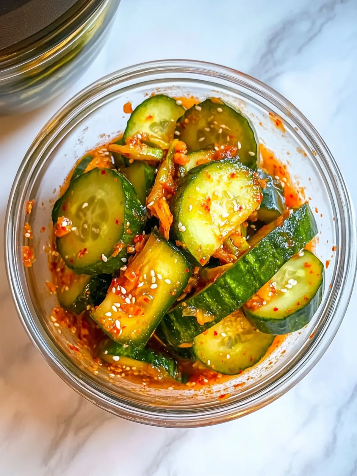 Easy Cucumber Kimchi (Oi Kimchi)