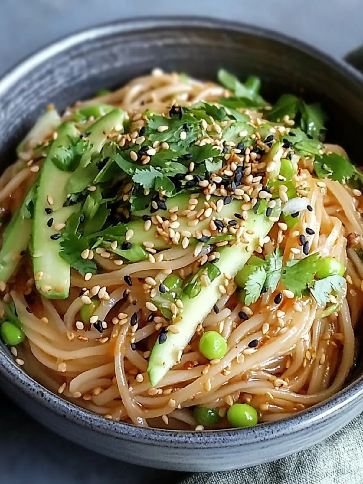 Cold Sesame Miso Noodles