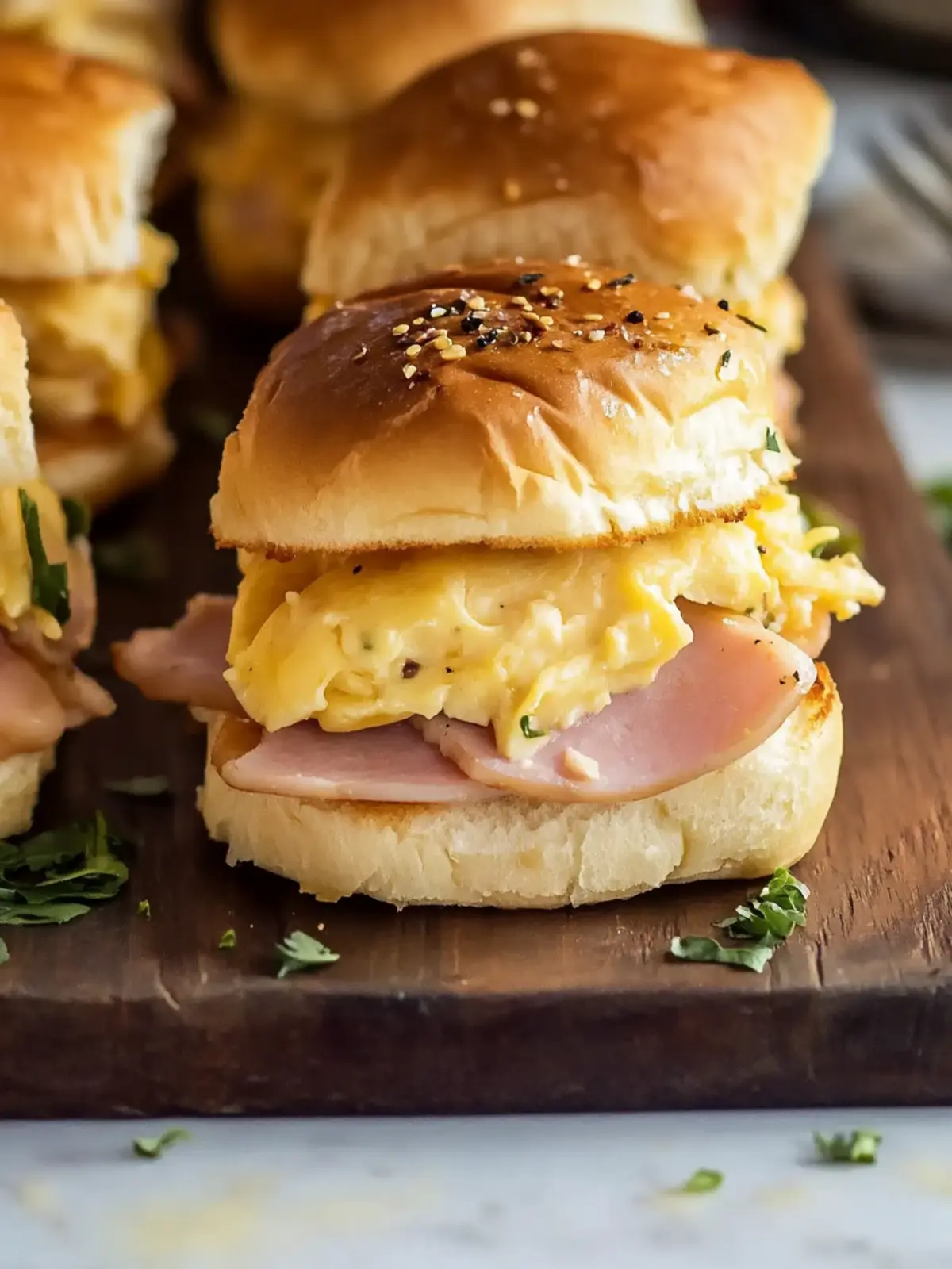 Ham And Cheese Breakfast Sliders