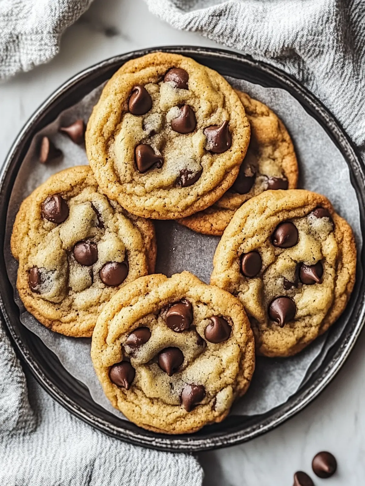 Soft Batch Chocolate Chip Cookies