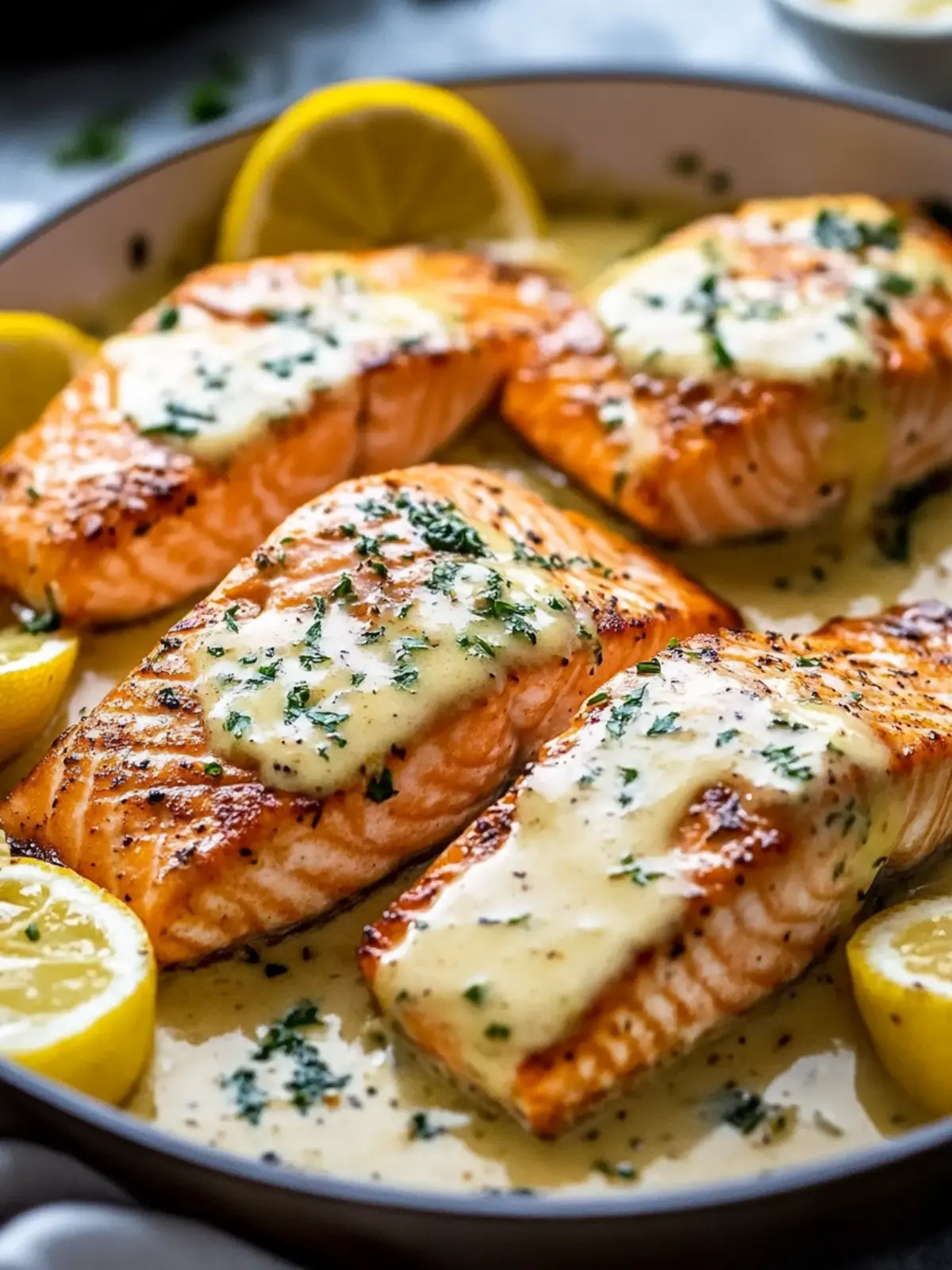 Quick Creamy Garlic Butter Salmon