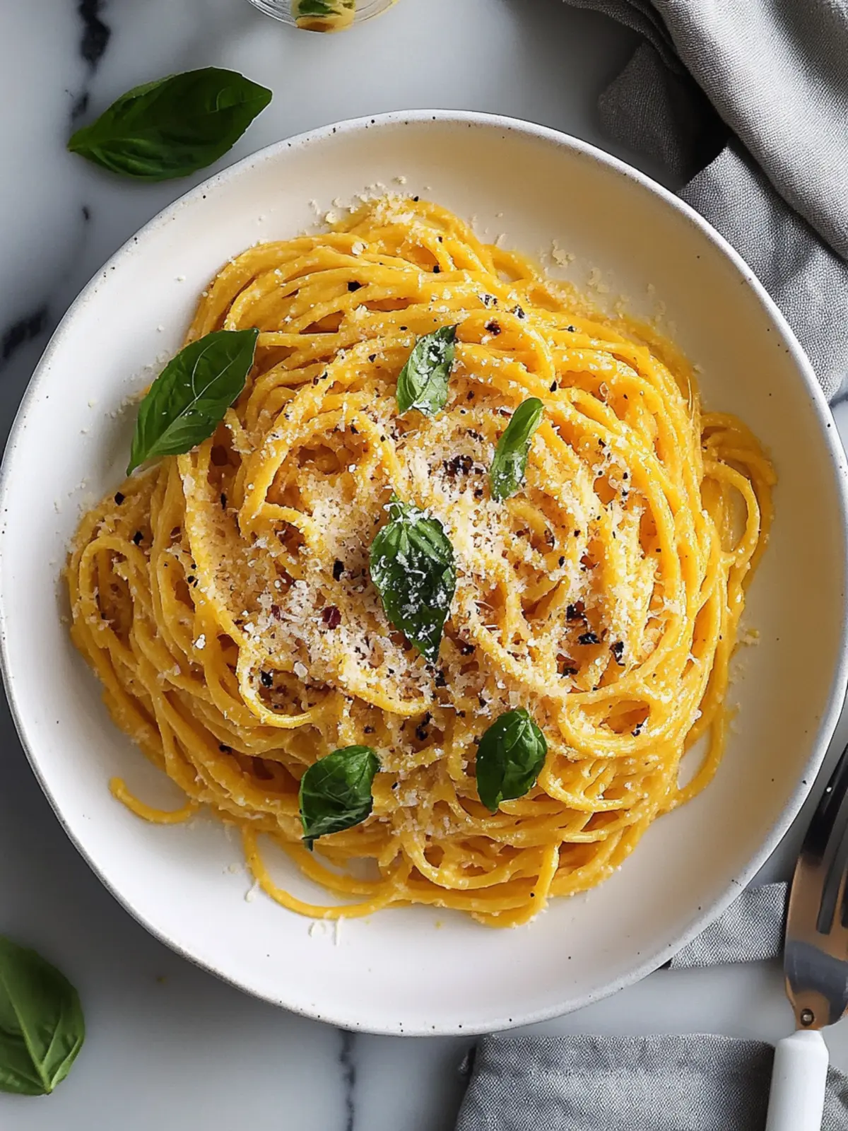 Creamy Butternut Squash Spaghetti
