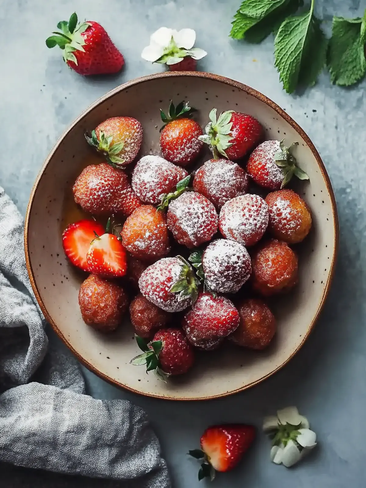 Deep Fried Strawberries
