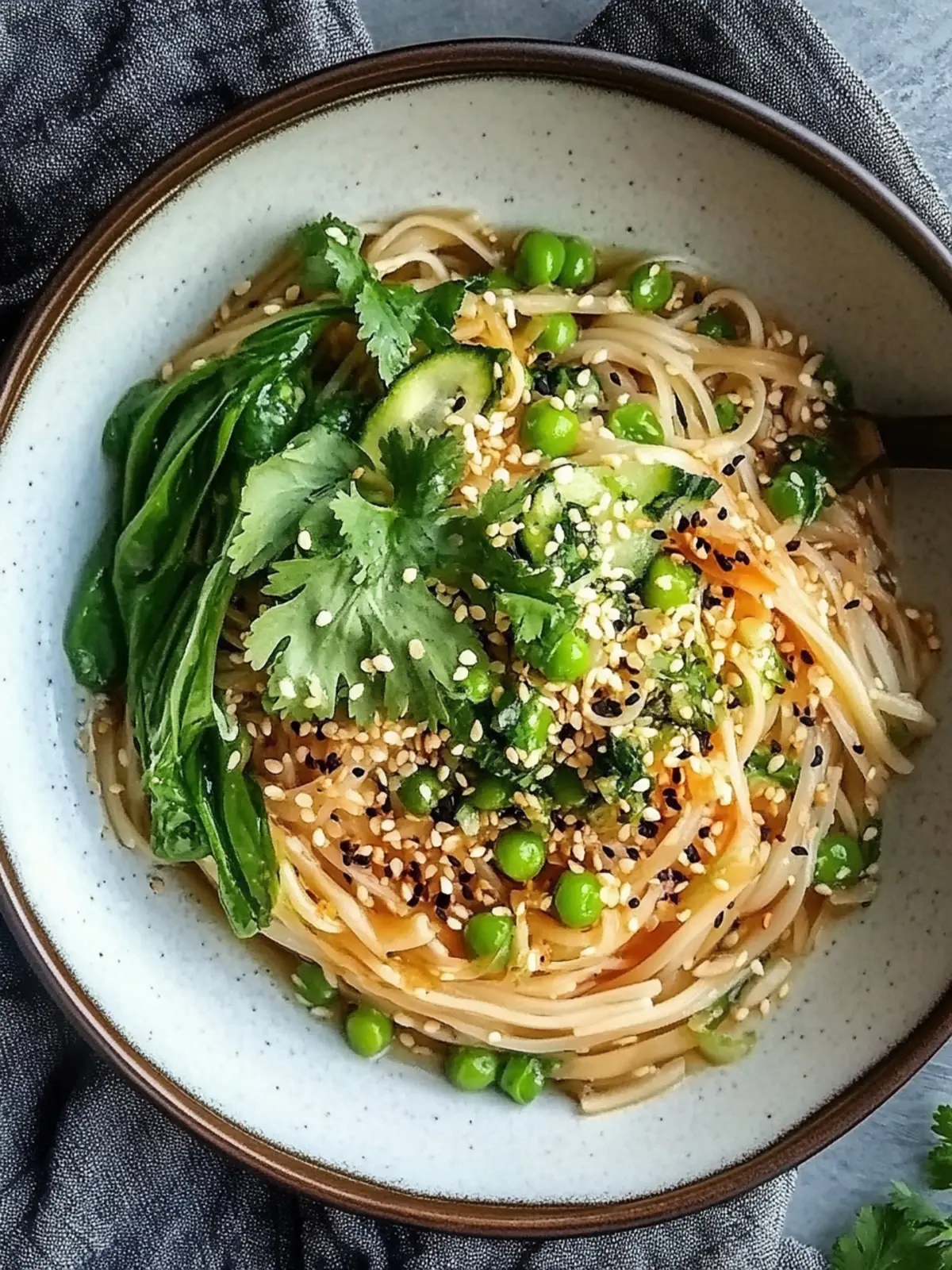 Cold Sesame Miso Noodles
