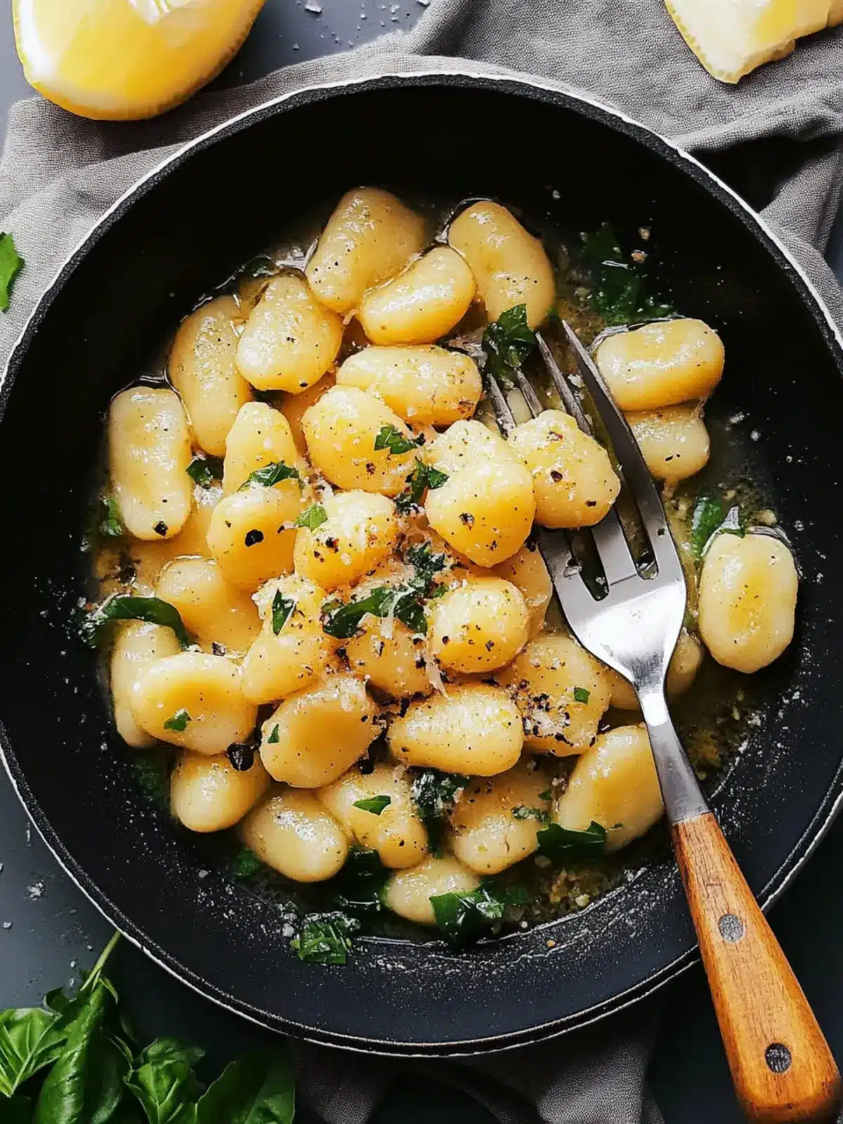Gnocchi Piccata