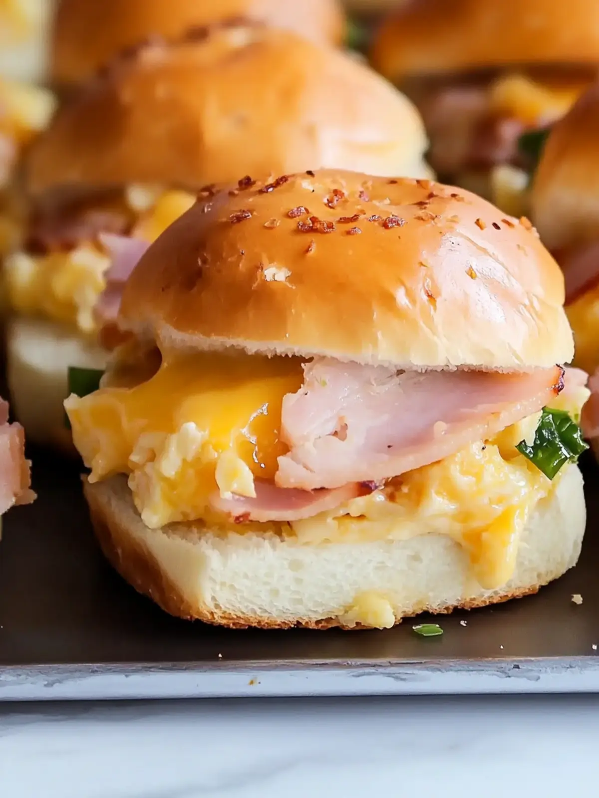 Ham And Cheese Breakfast Sliders