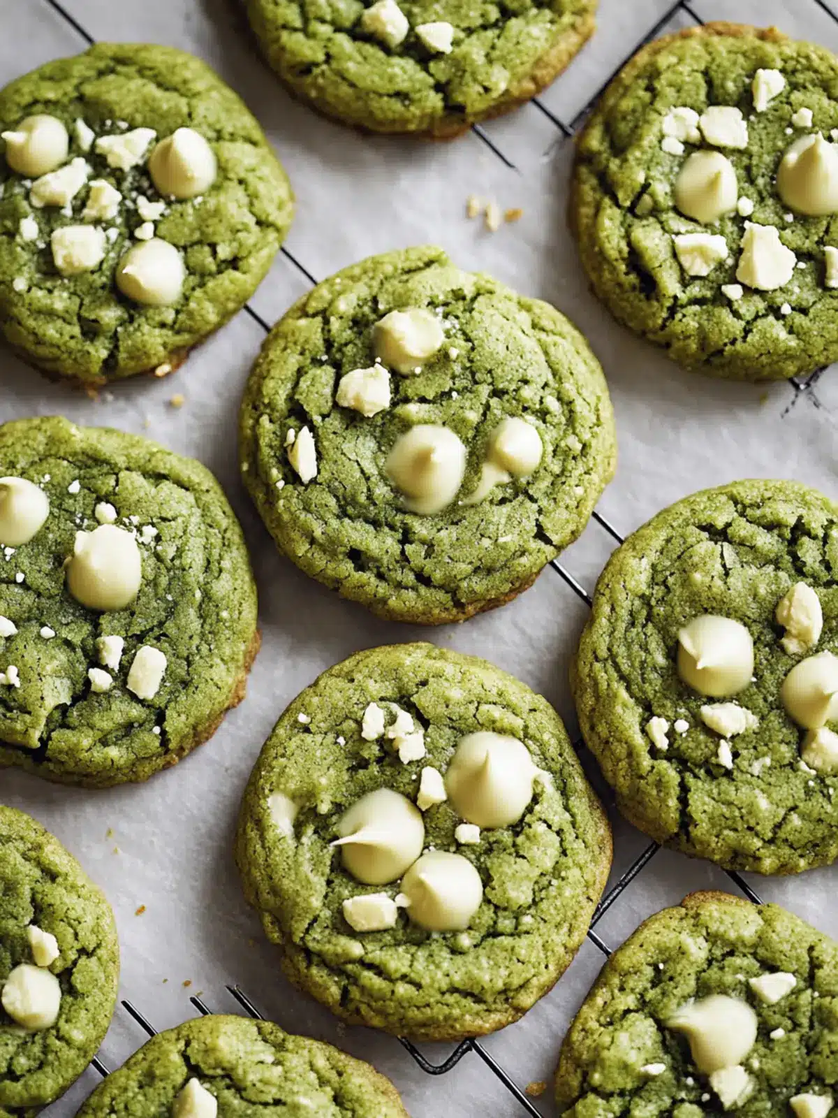 Matcha White Chocolate Cookies