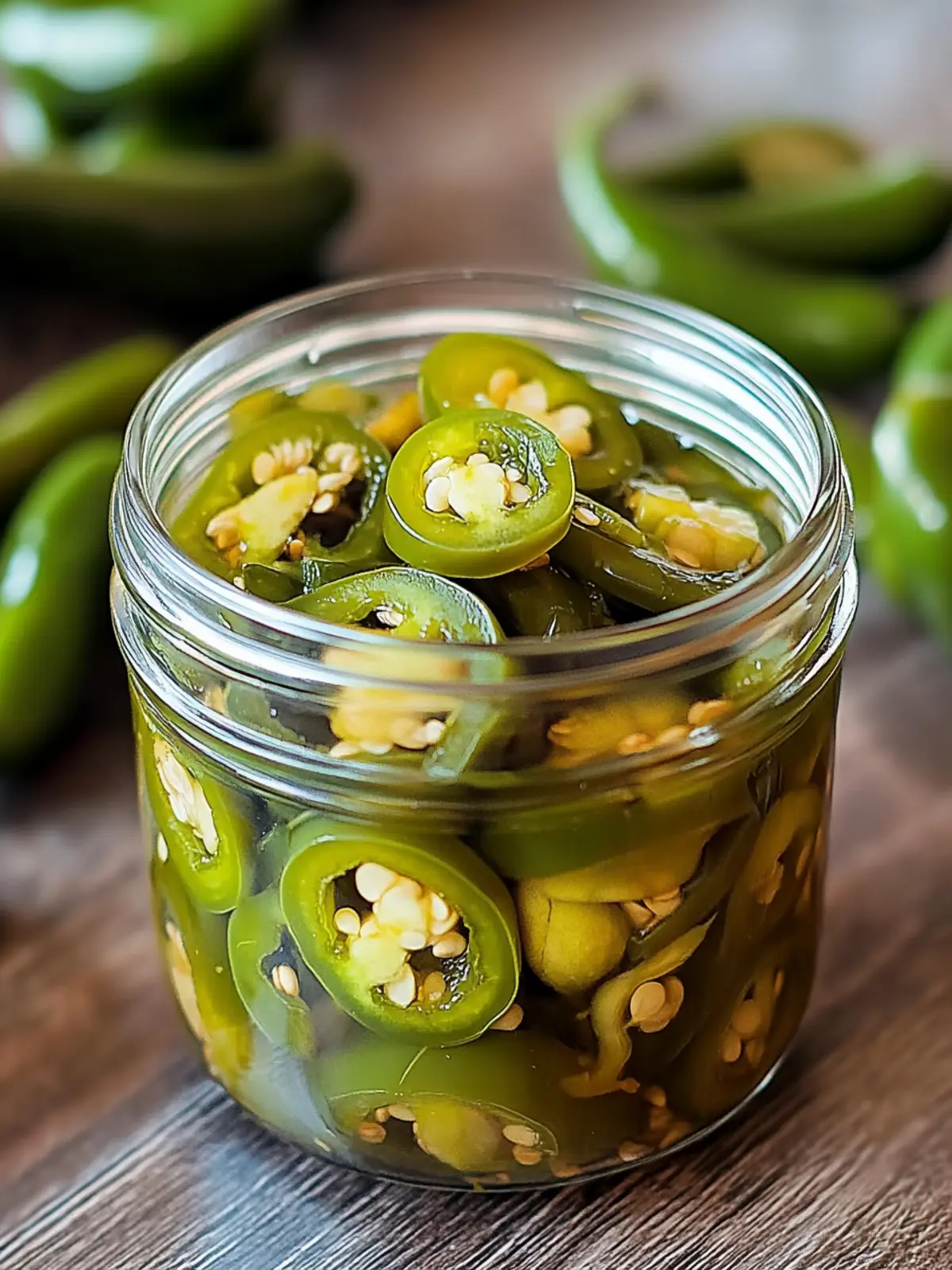 Smoked Pickled Jalapenos