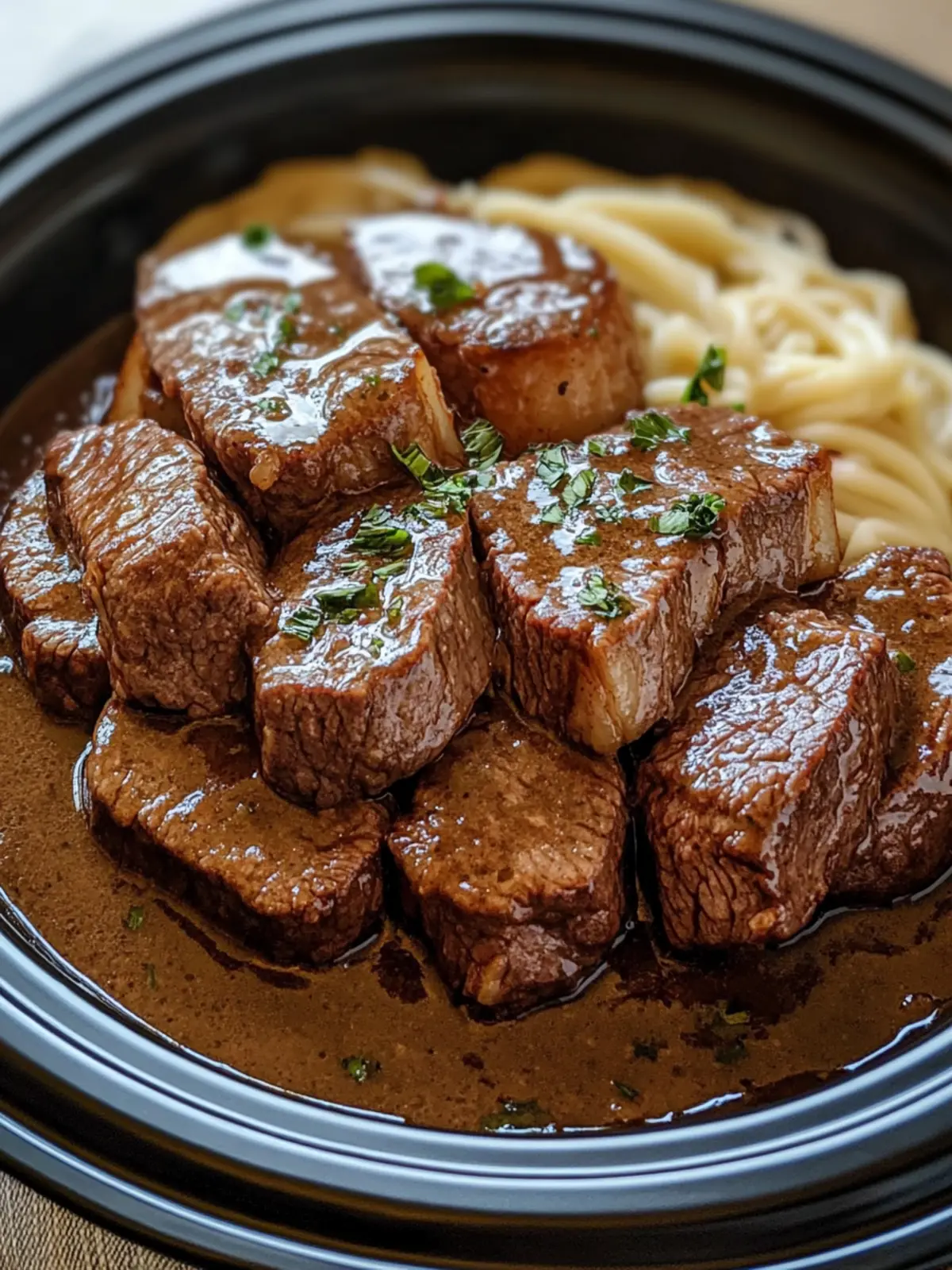 Easy Crock Pot Cube Steak