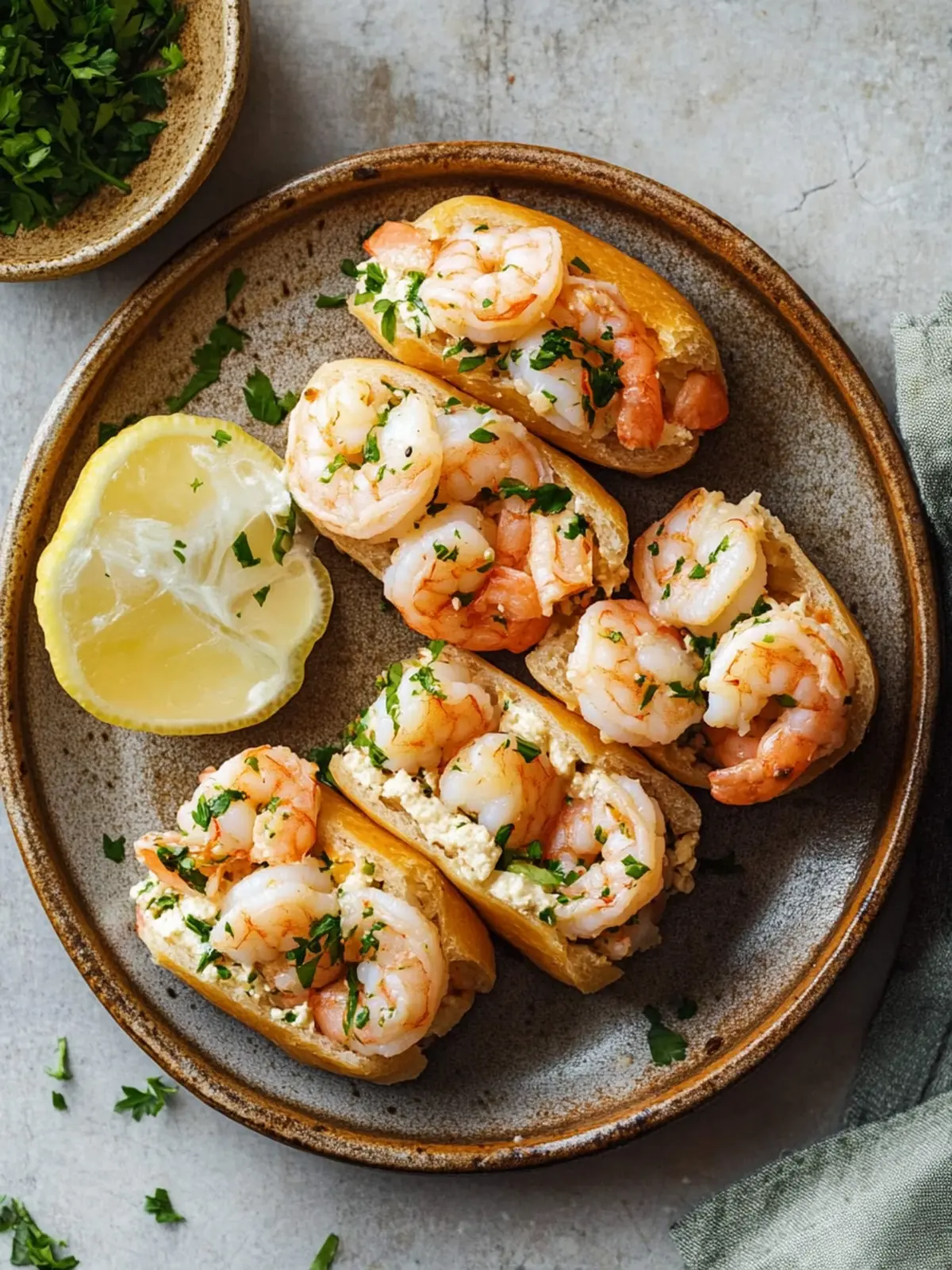 Buttery Shrimp Rolls