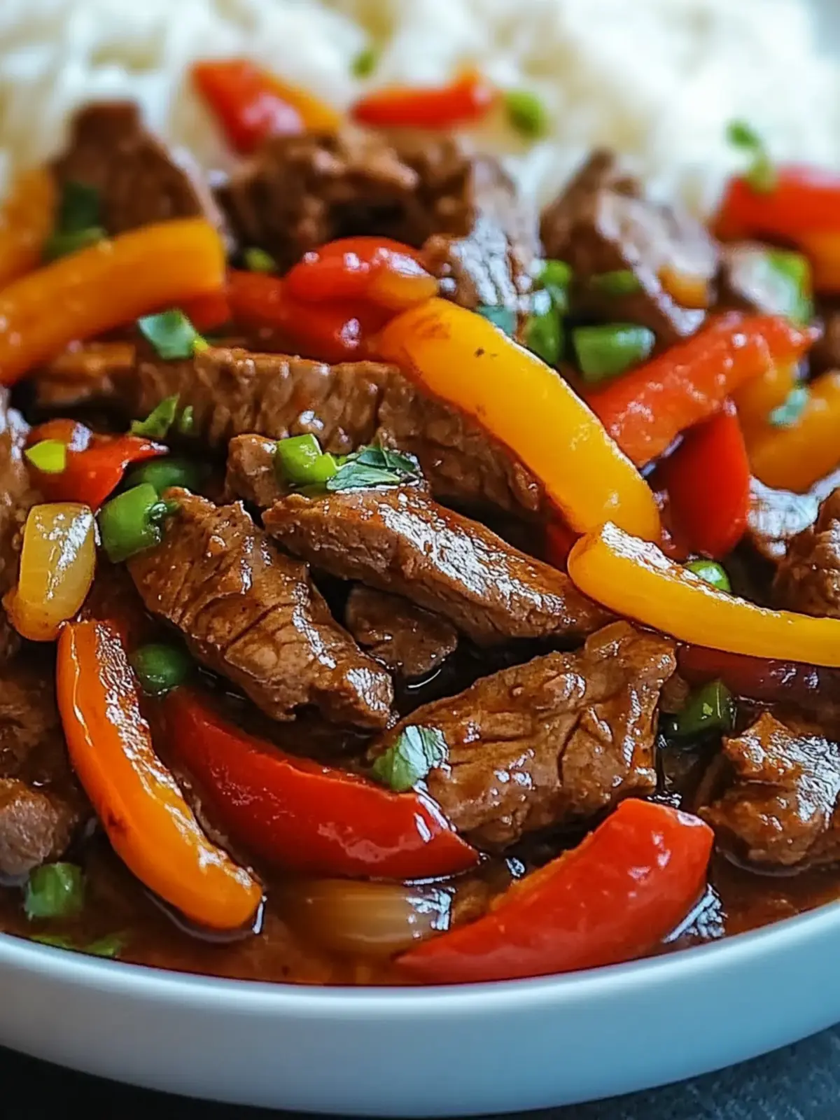 Easy Crock Pot Pepper Steak