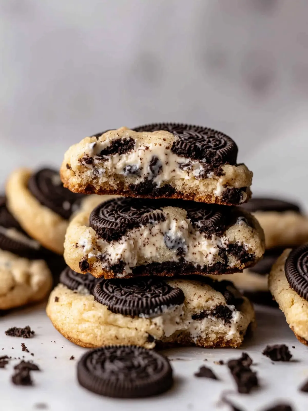 Oreo Cheesecake Cookies