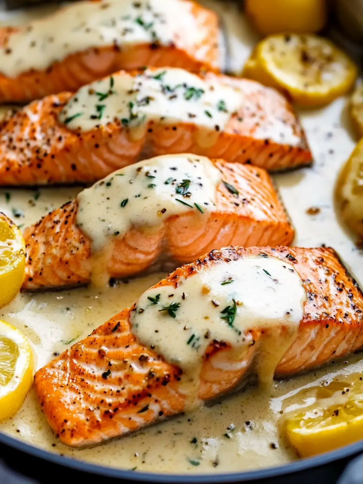 Quick Creamy Garlic Butter Salmon