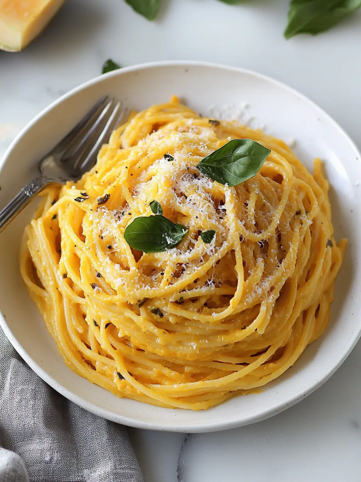 Creamy Butternut Squash Spaghetti