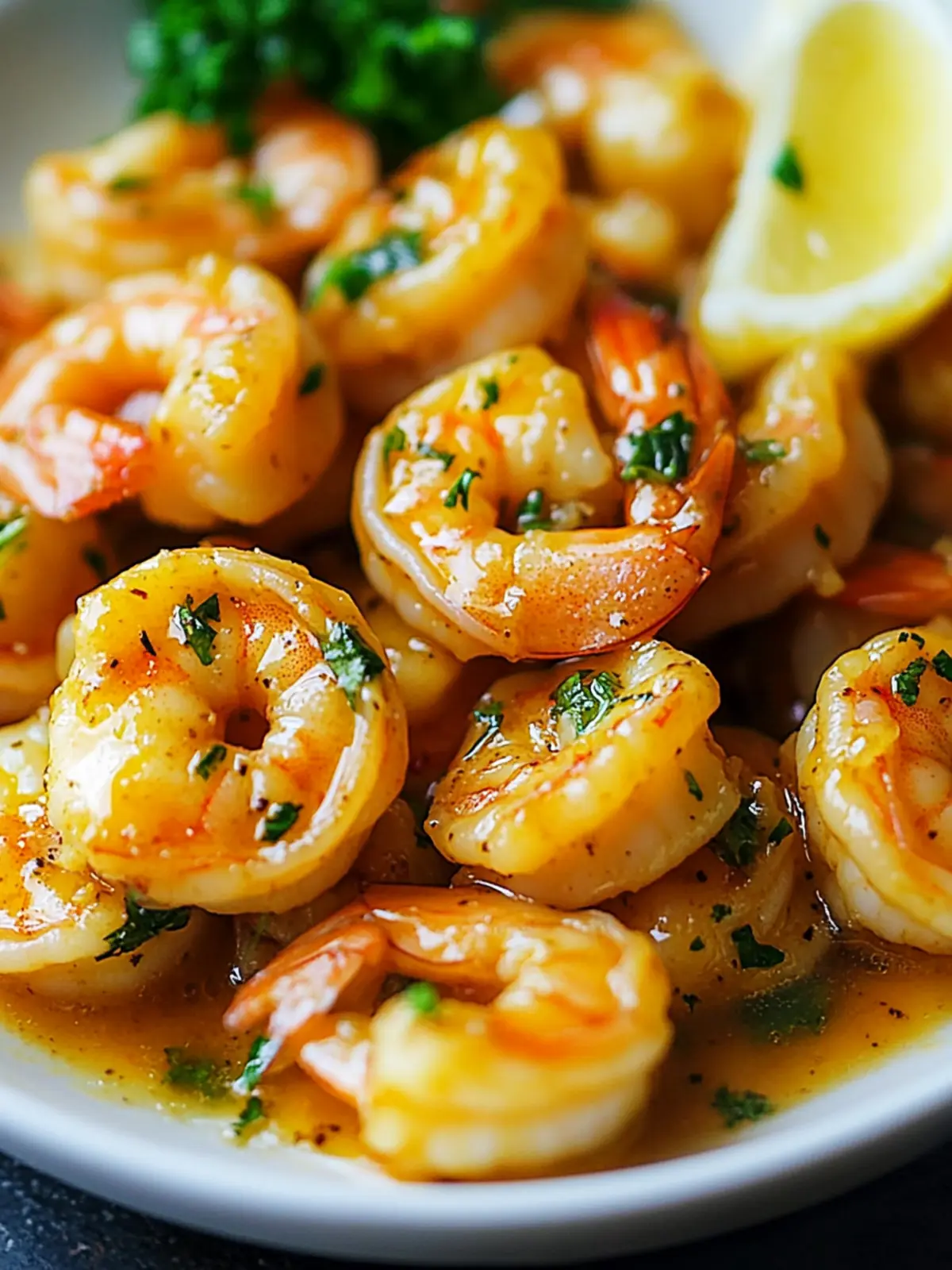 Honey Mustard Garlic Shrimp