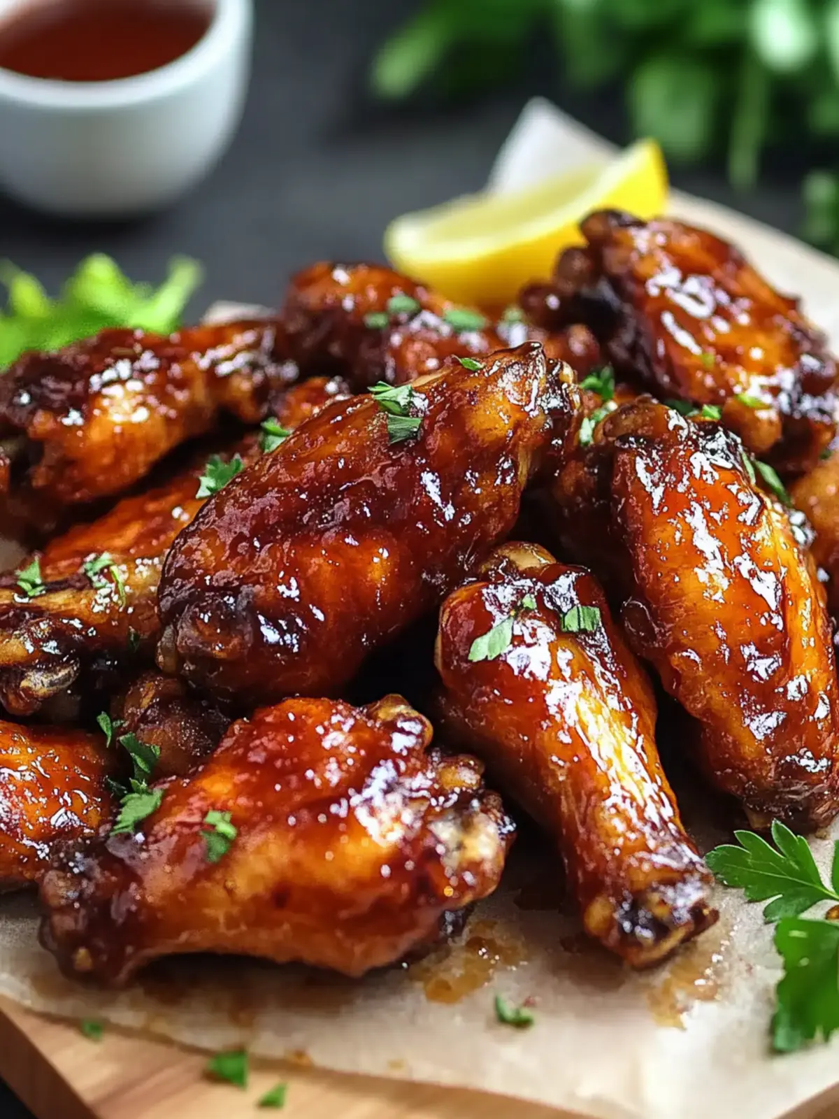 Easy Honey Barbecue Chicken Wings