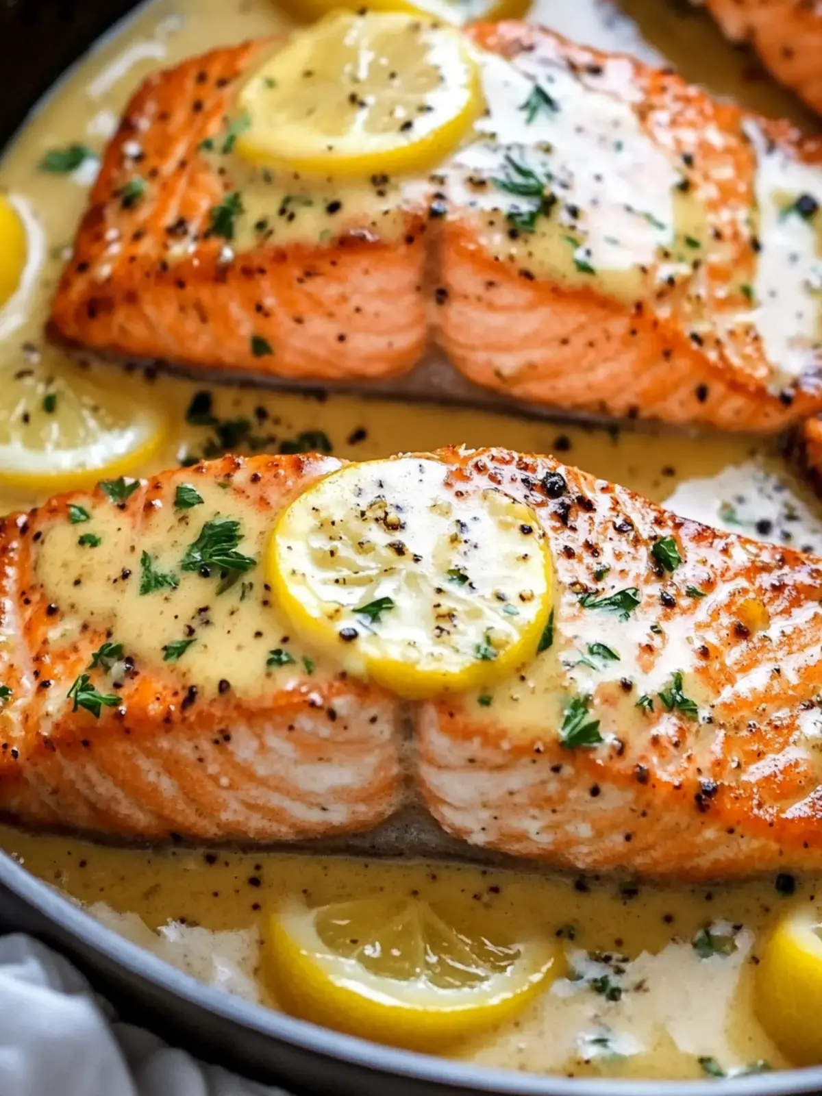 Quick Creamy Garlic Butter Salmon