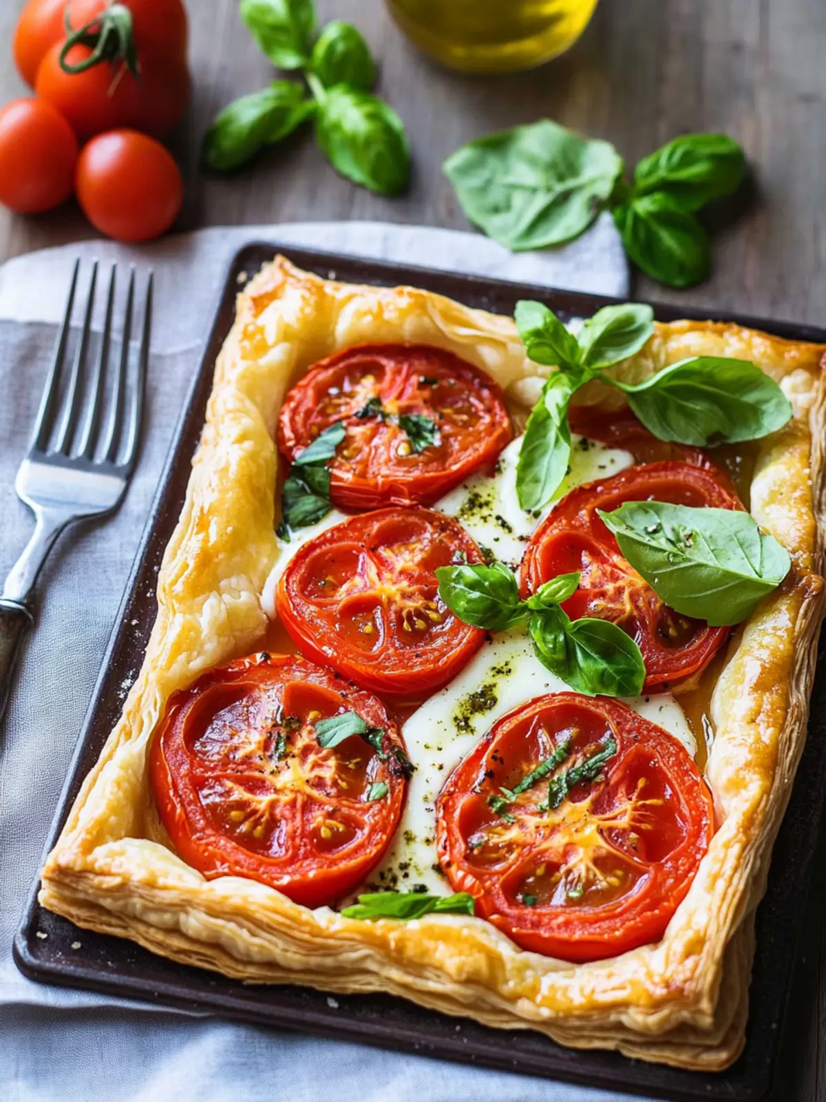 Puff Pastry Tomato Tart