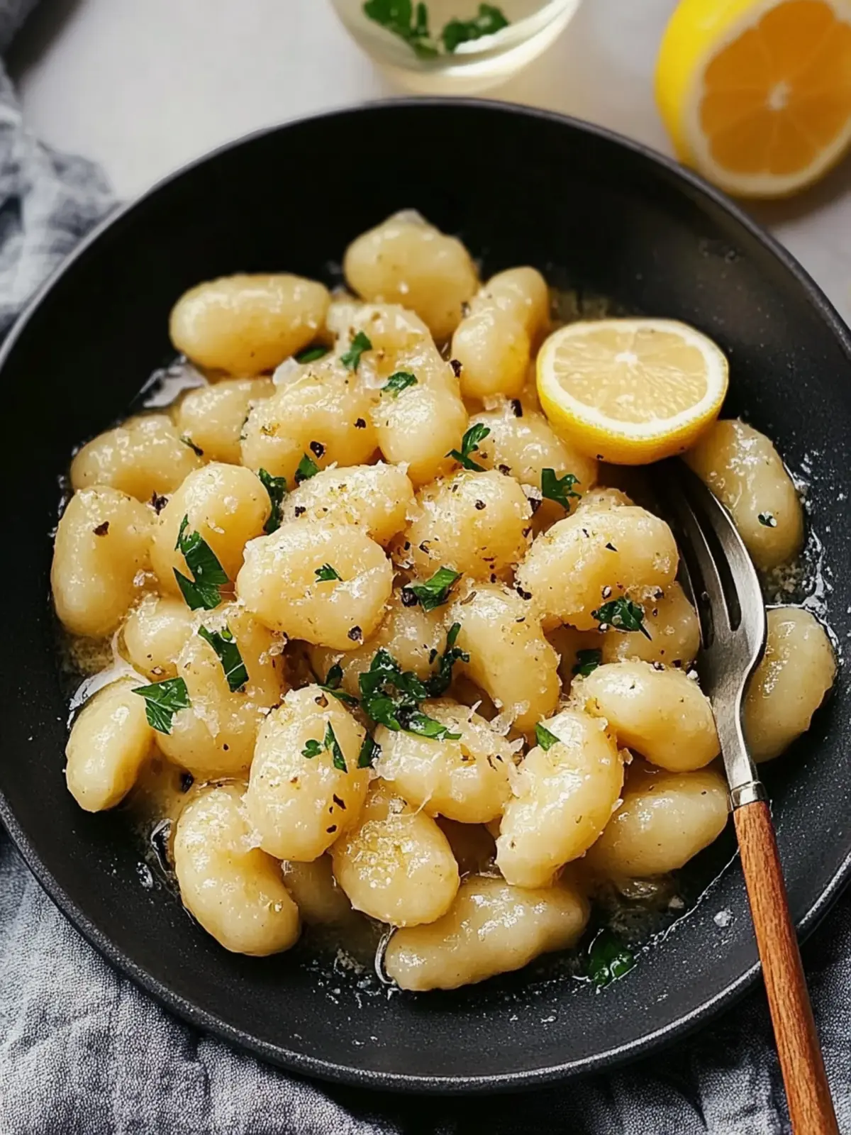 Gnocchi Piccata