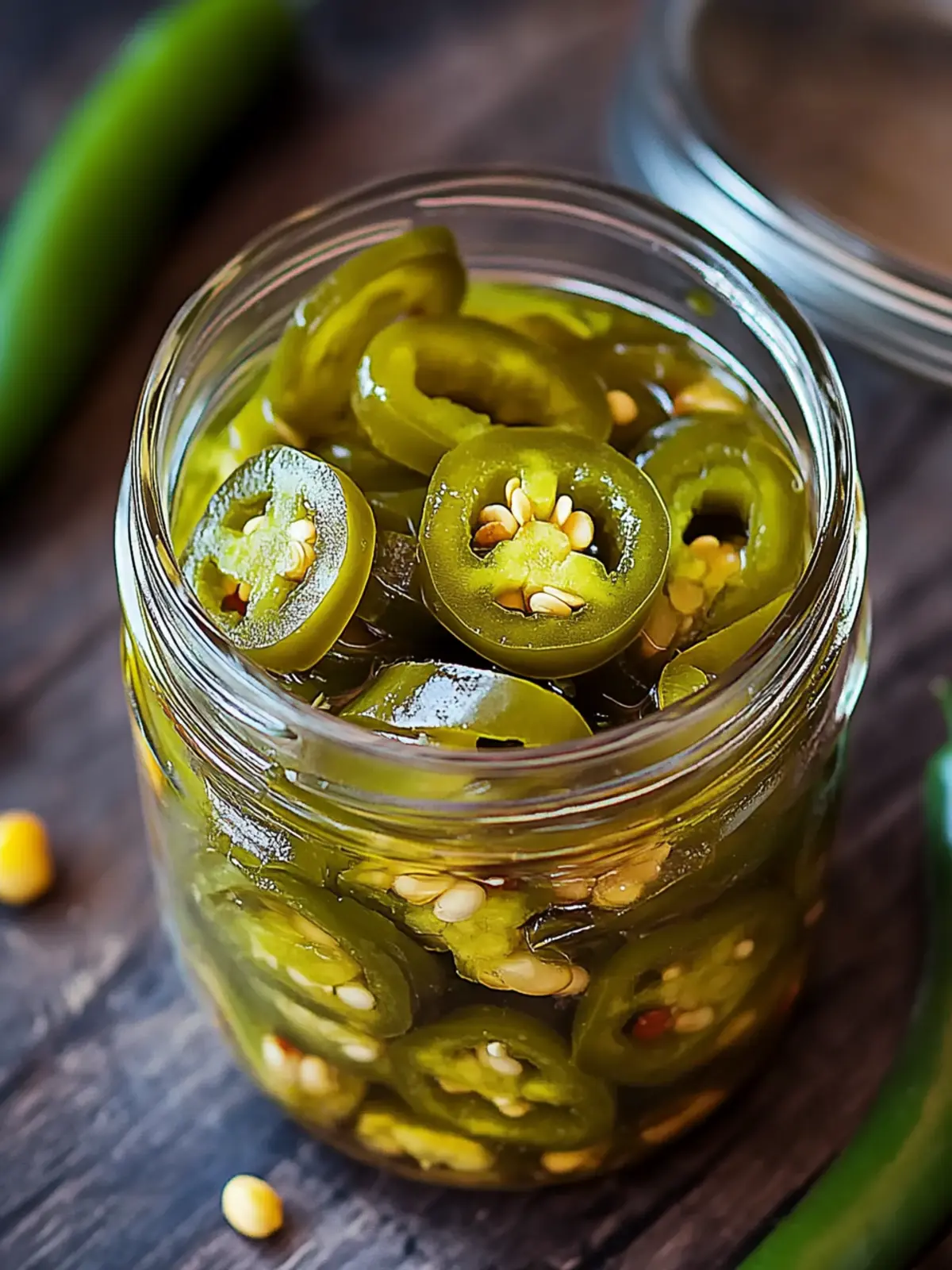 Smoked Pickled Jalapenos