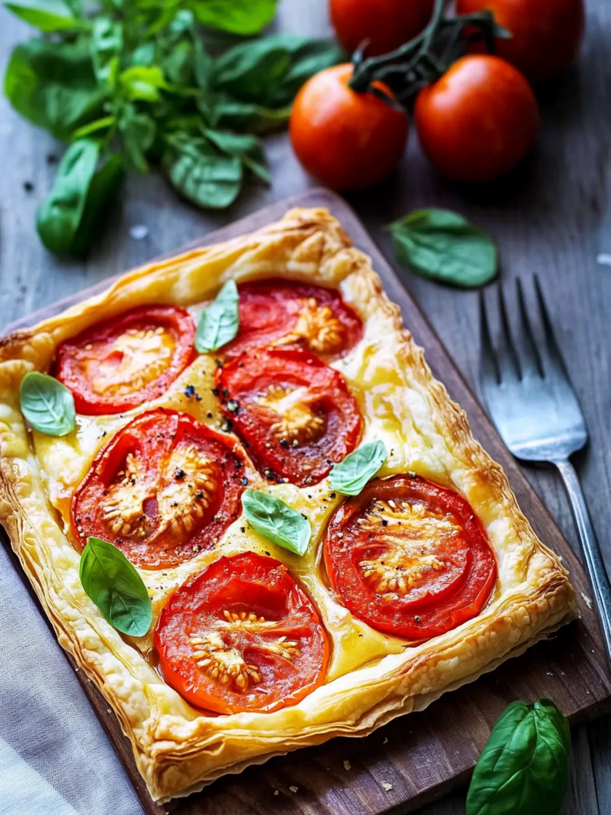 Puff Pastry Tomato Tart
