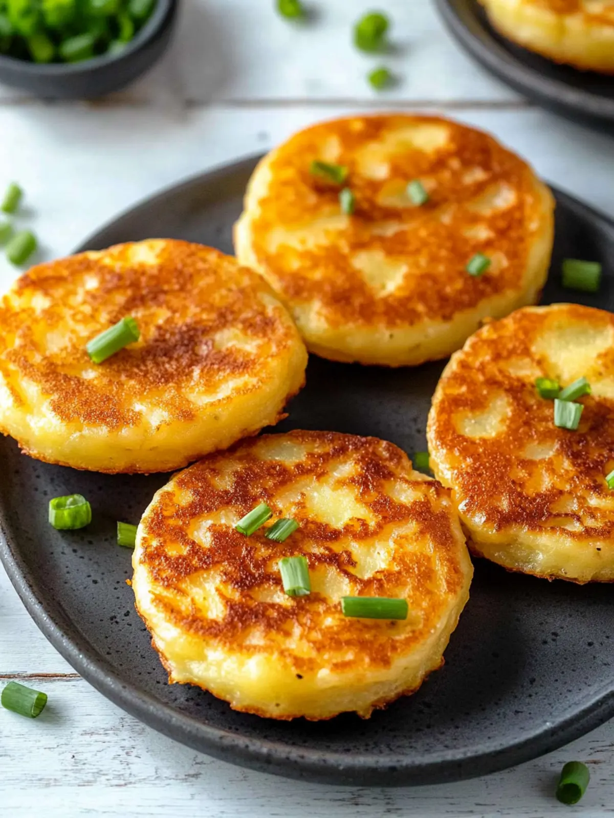 Korean Cheese Potato Pancakes
