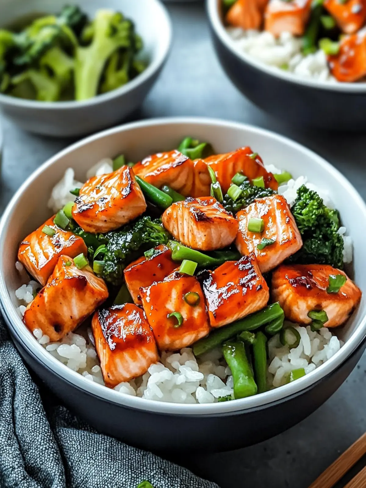 Savory Salmon Stir Fry