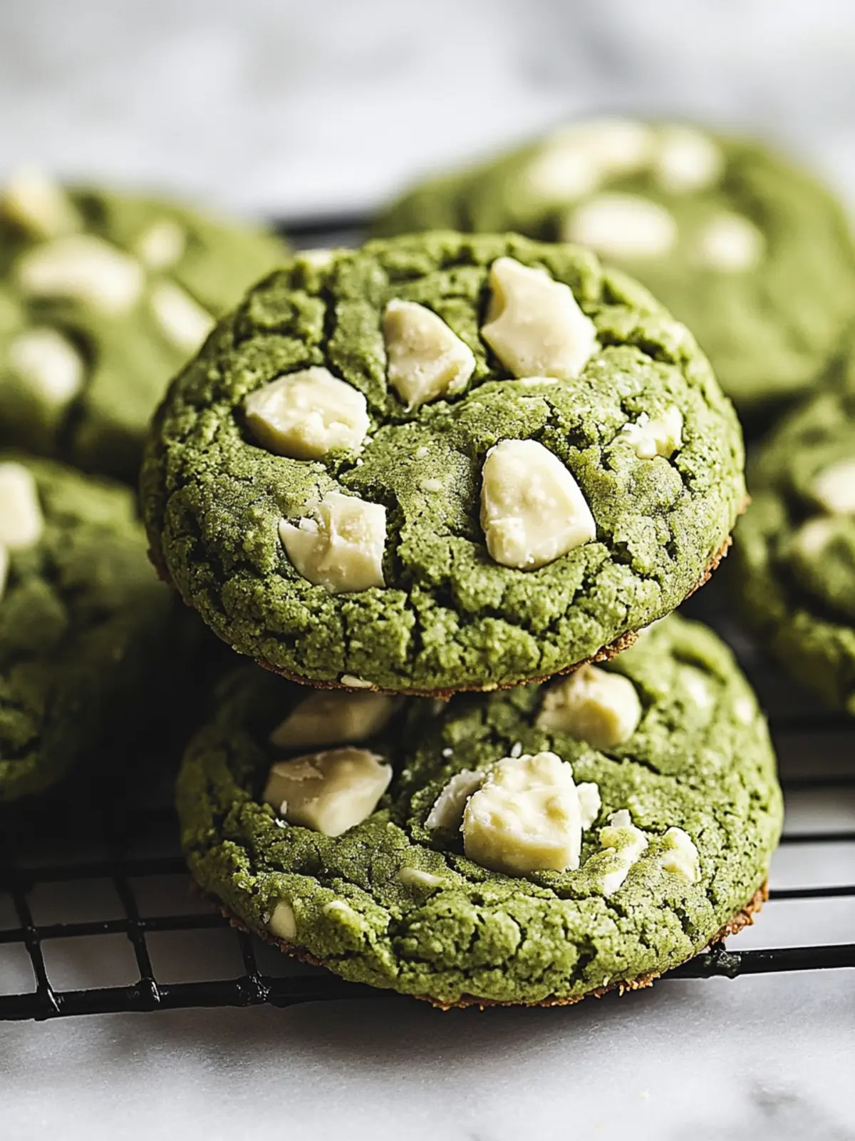 Matcha White Chocolate Cookies