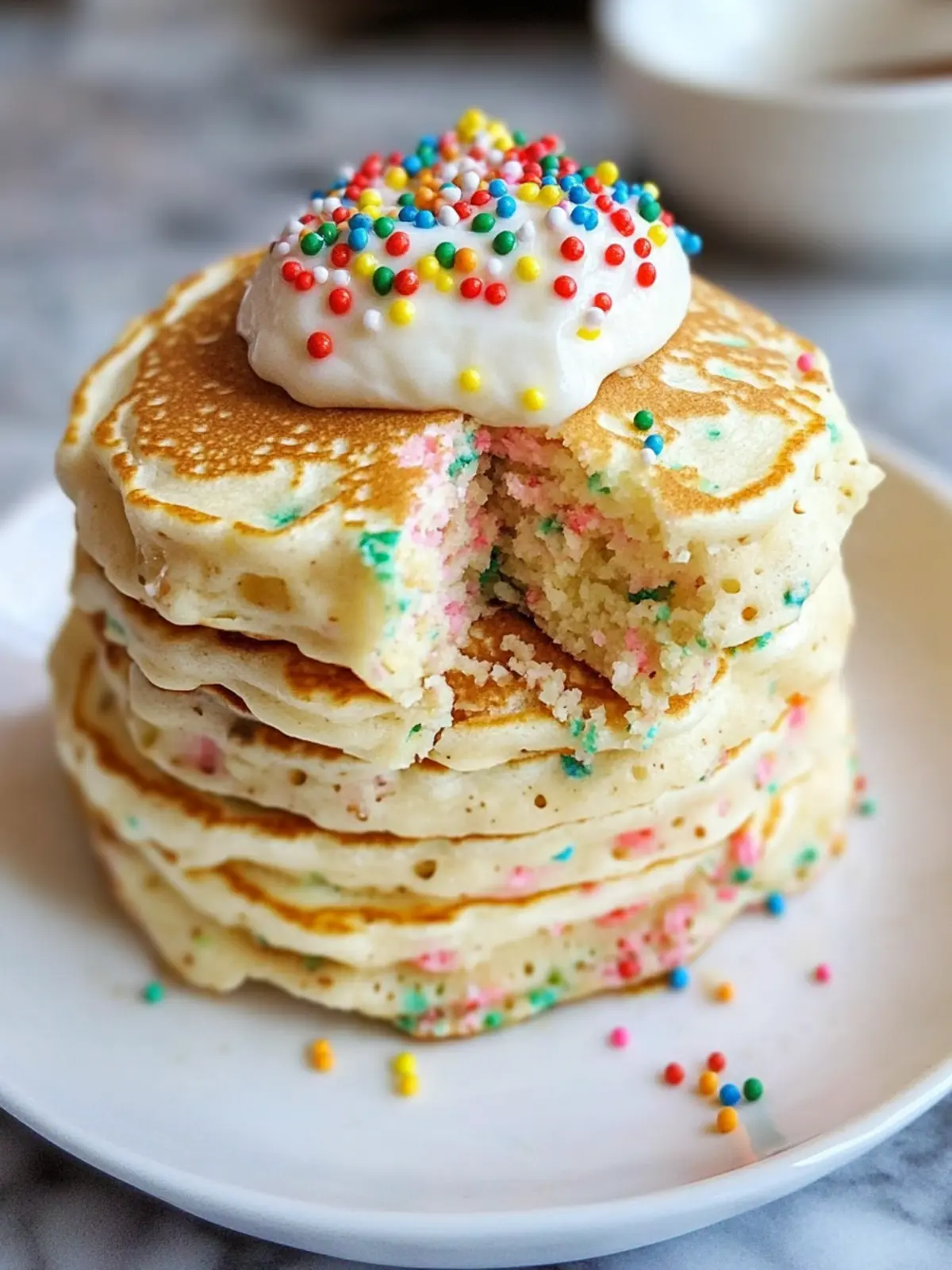 Cake Batter Pancakes