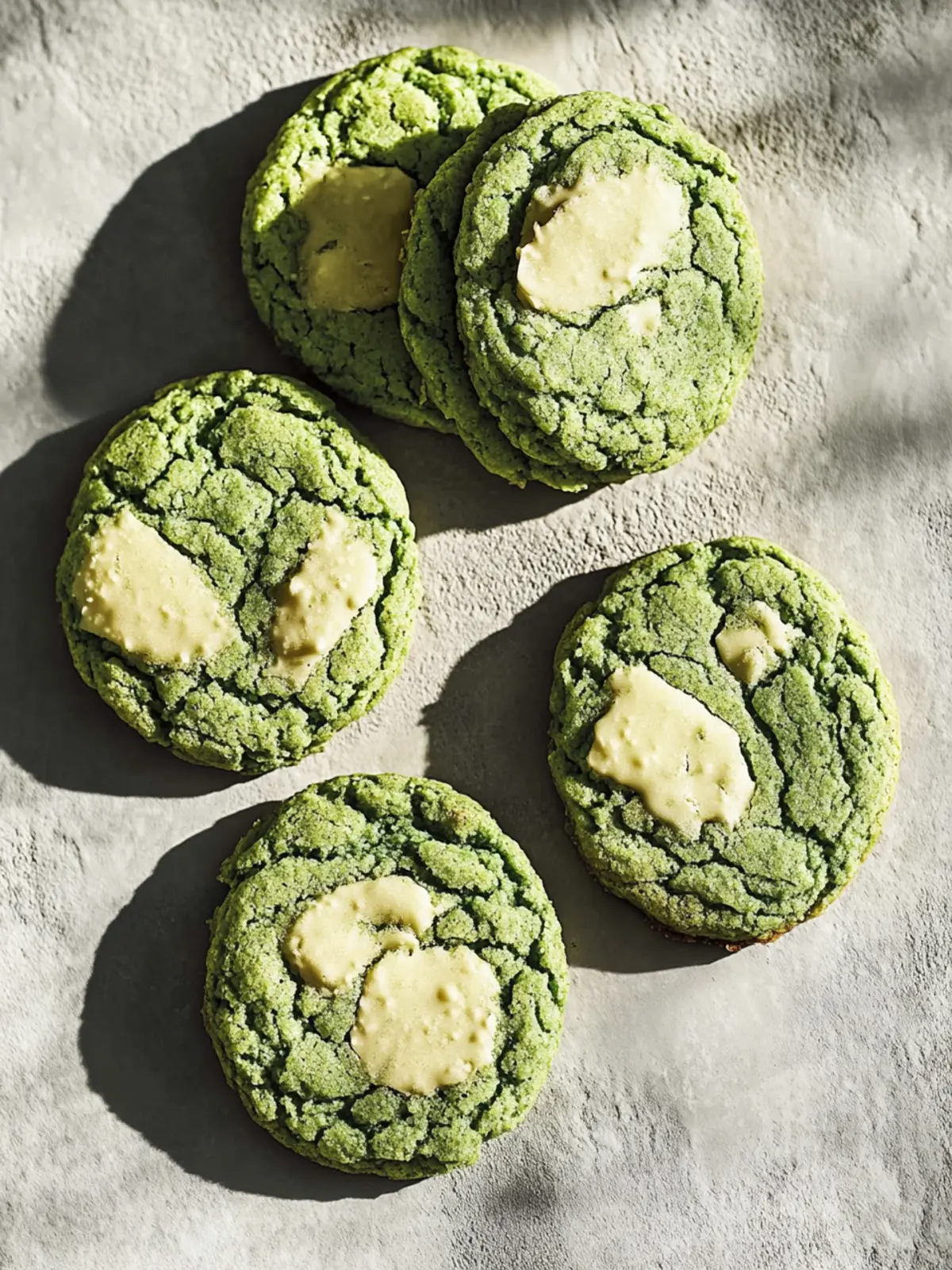 Matcha White Chocolate Cookies
