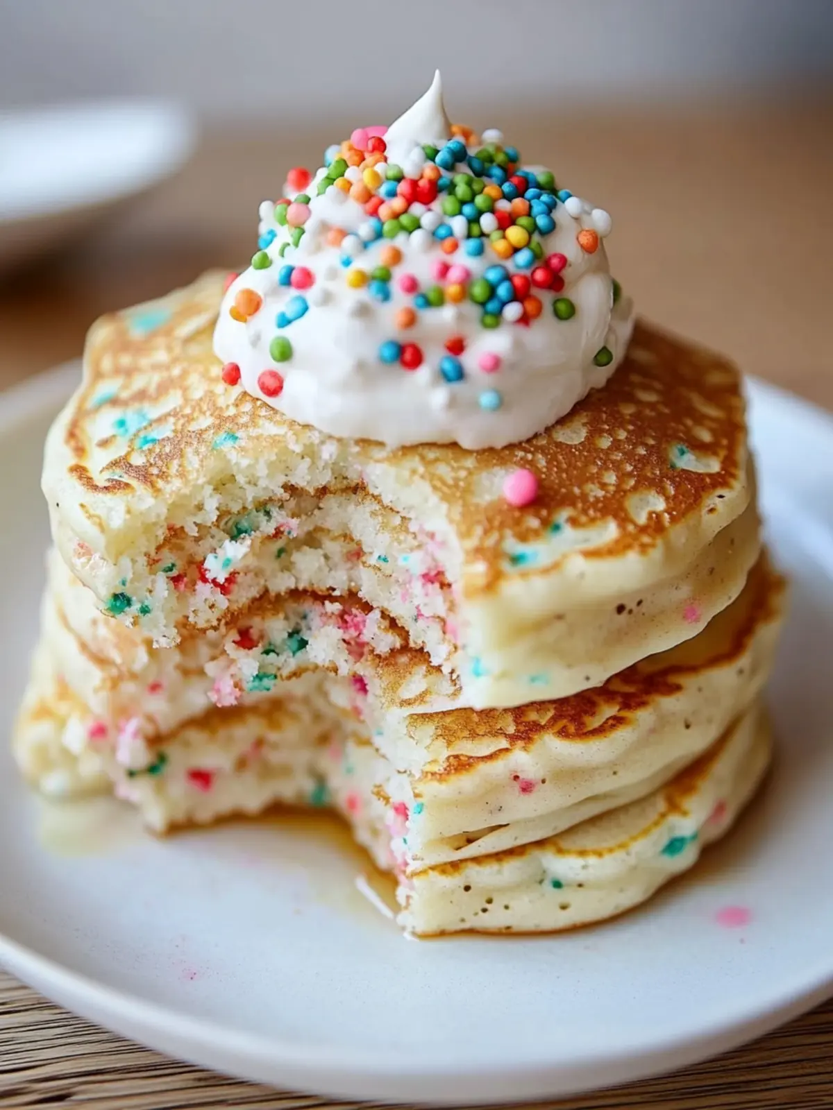 Cake Batter Pancakes
