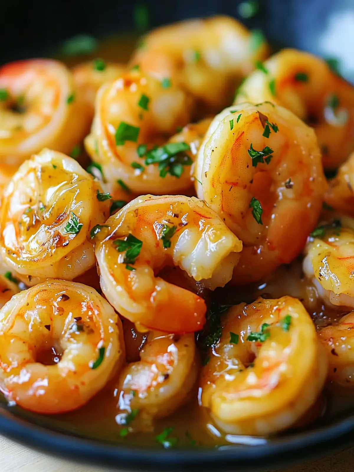 Honey Mustard Garlic Shrimp
