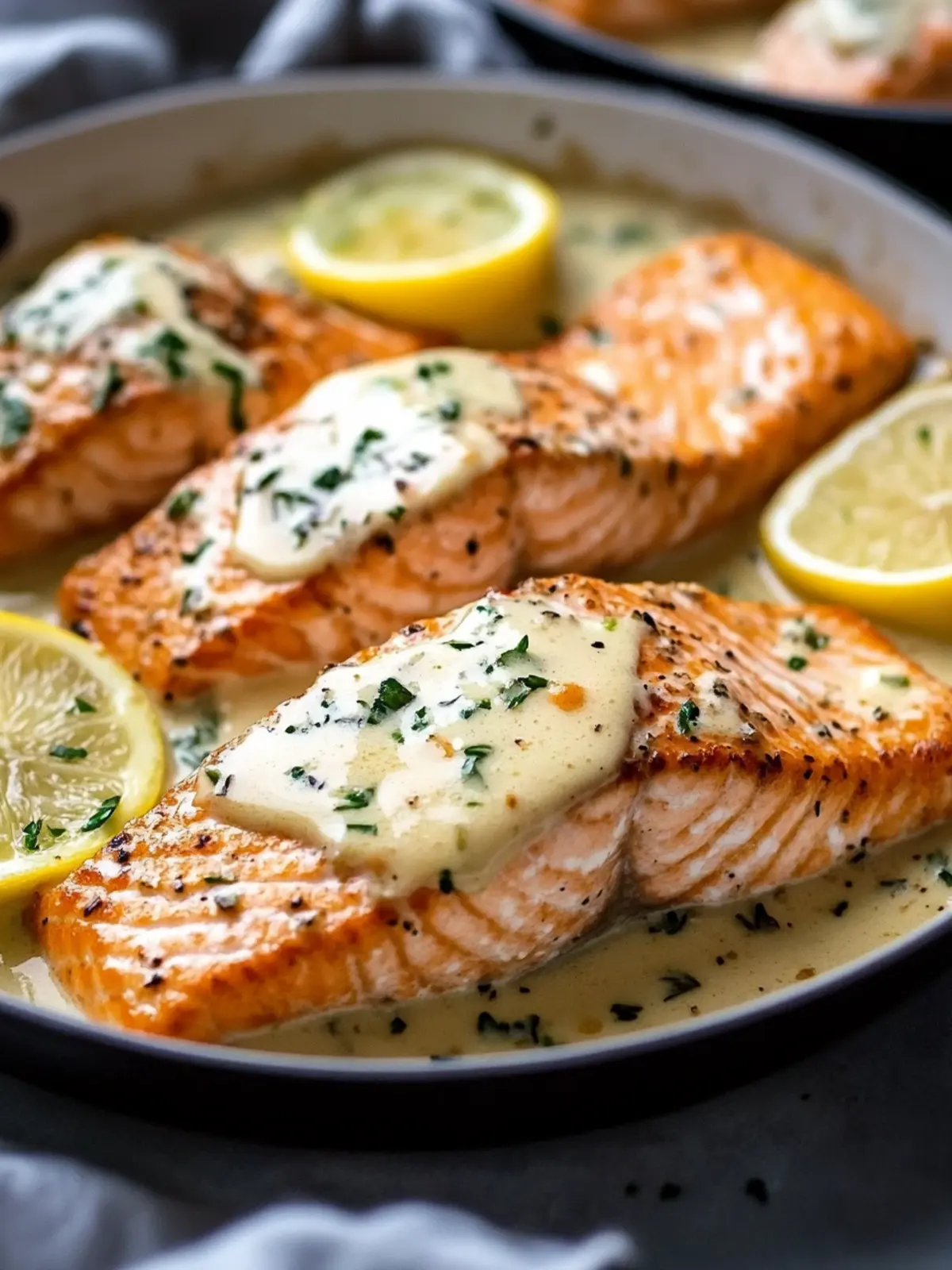 Quick Creamy Garlic Butter Salmon