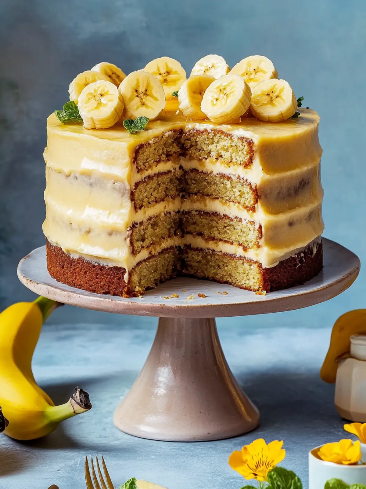 Double Banana Cake
