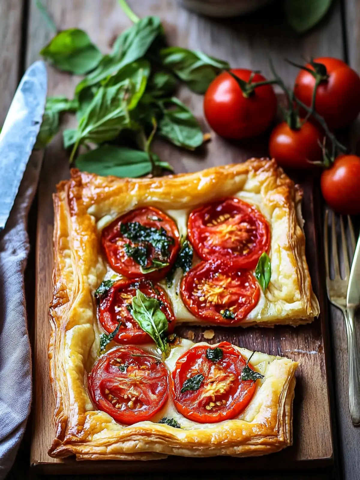 Puff Pastry Tomato Tart