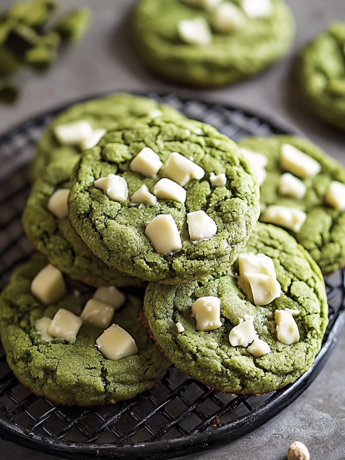 Matcha White Chocolate Cookies