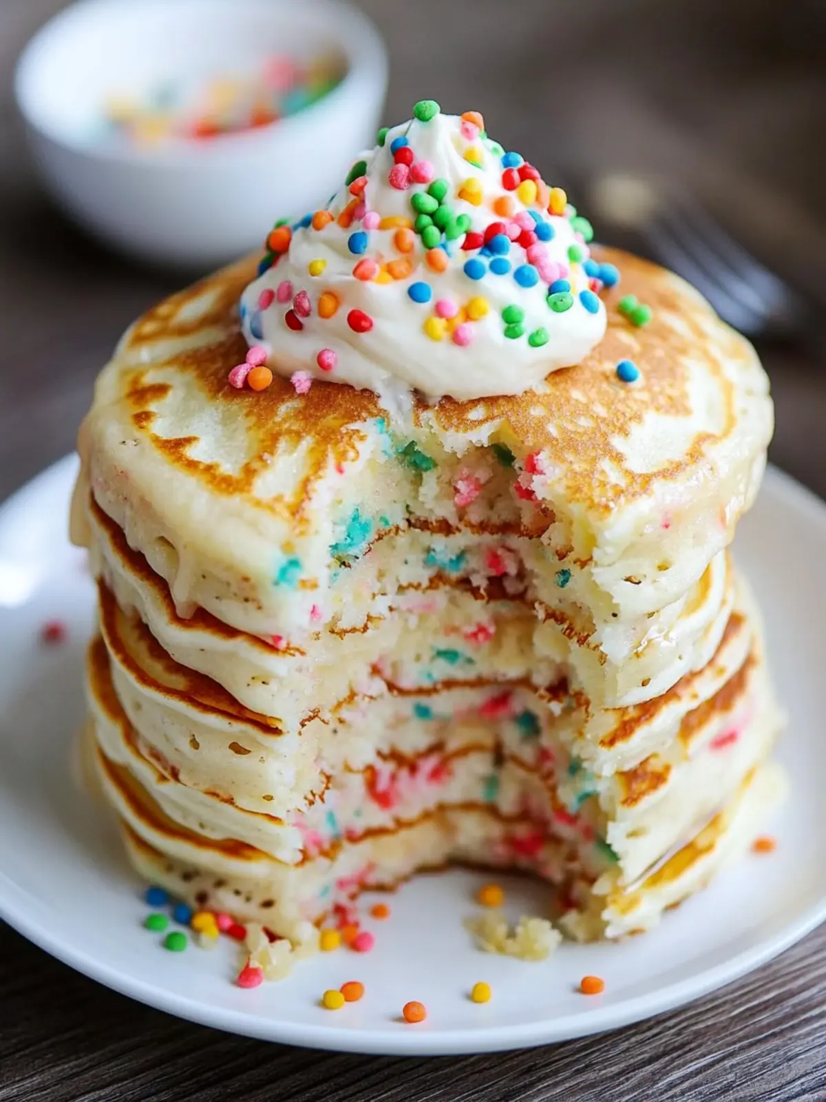 Cake Batter Pancakes