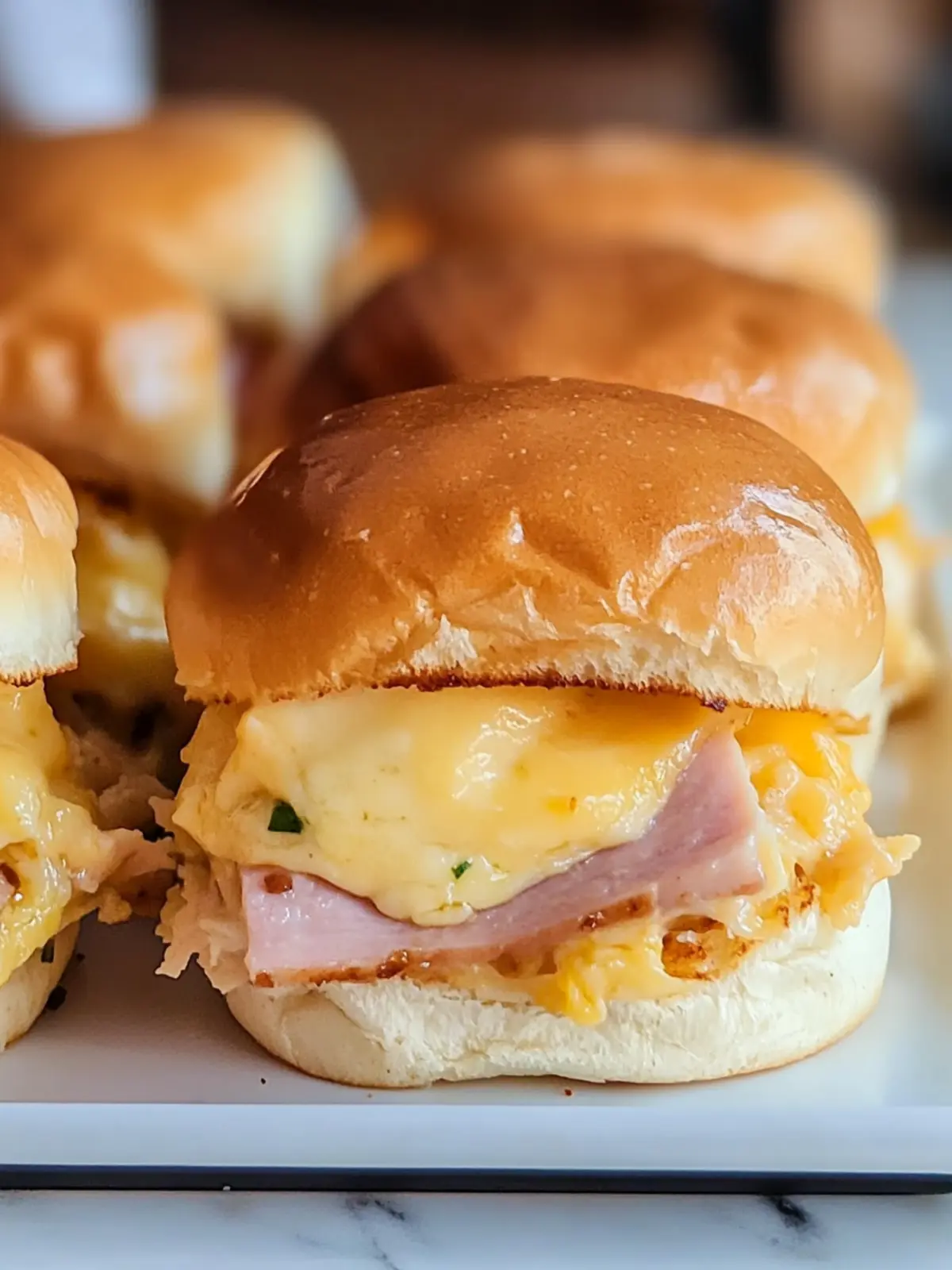 Ham And Cheese Breakfast Sliders