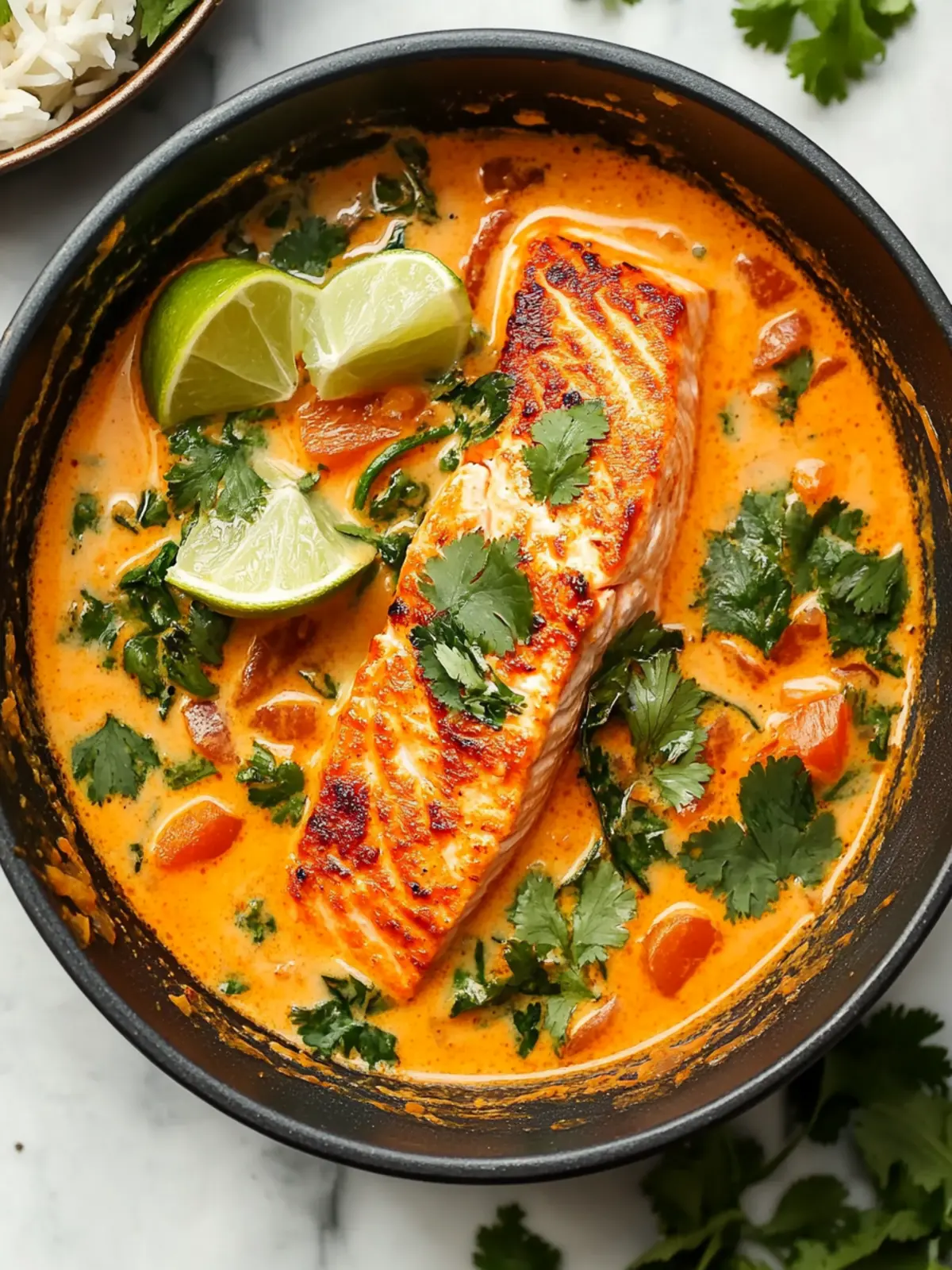 Salmon Coconut Curry (Thai Inspired)