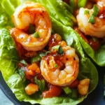 Buffalo Shrimp Lettuce Wraps