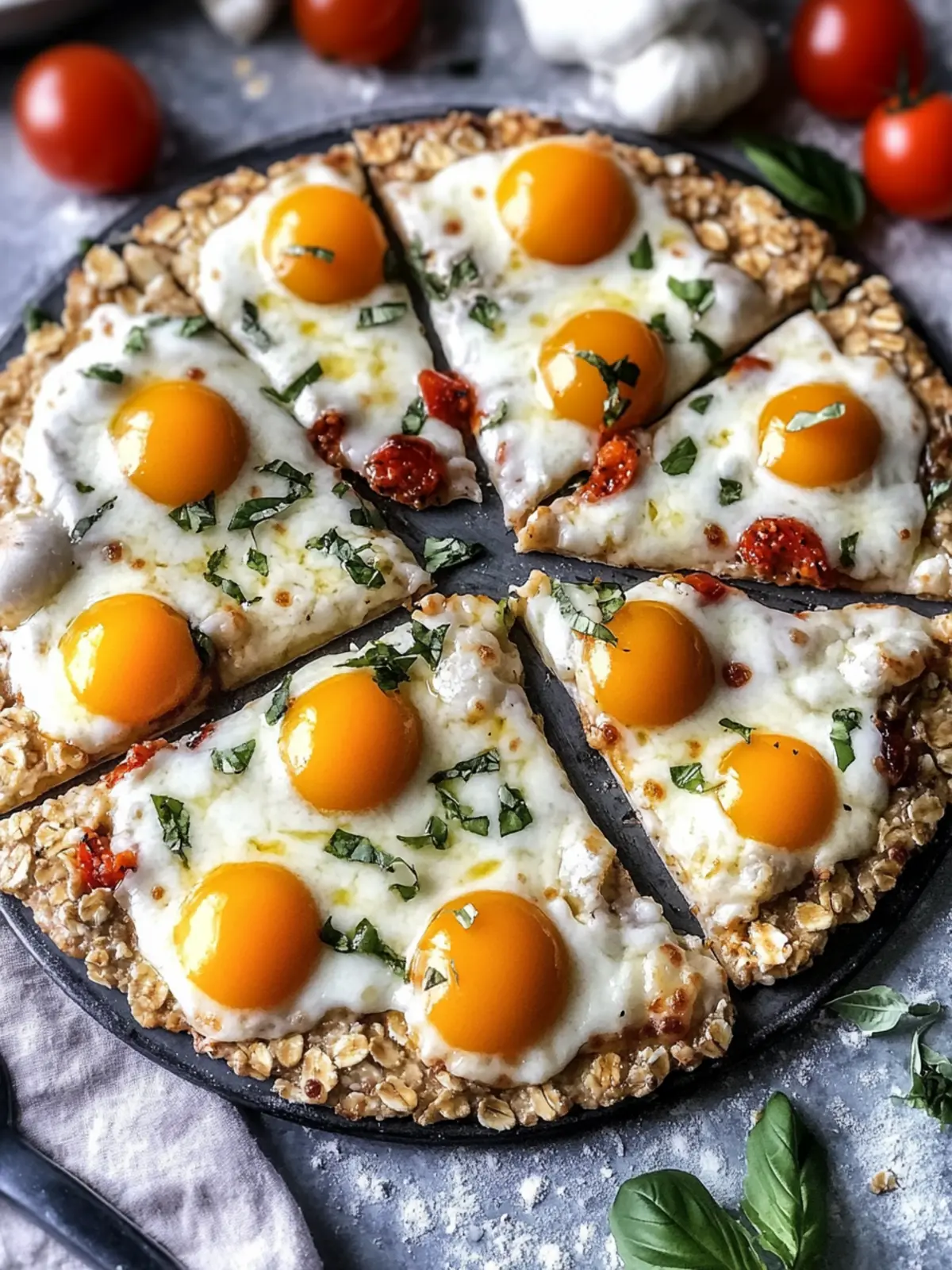 Oatmeal Breakfast Pizza Crust