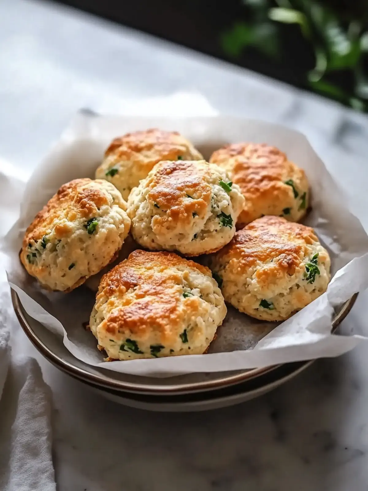 Breakfast Protein Biscuits (Fluffy & Savory)