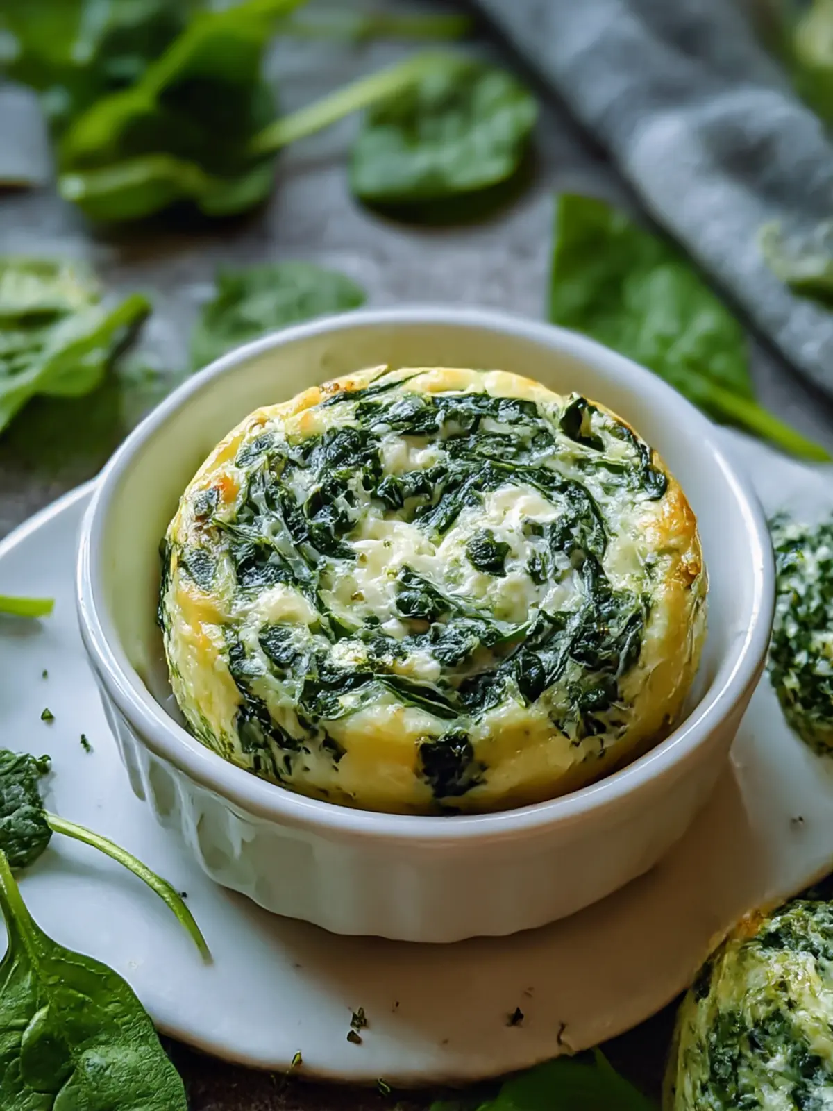 Spinach Cottage Cheese Flagels