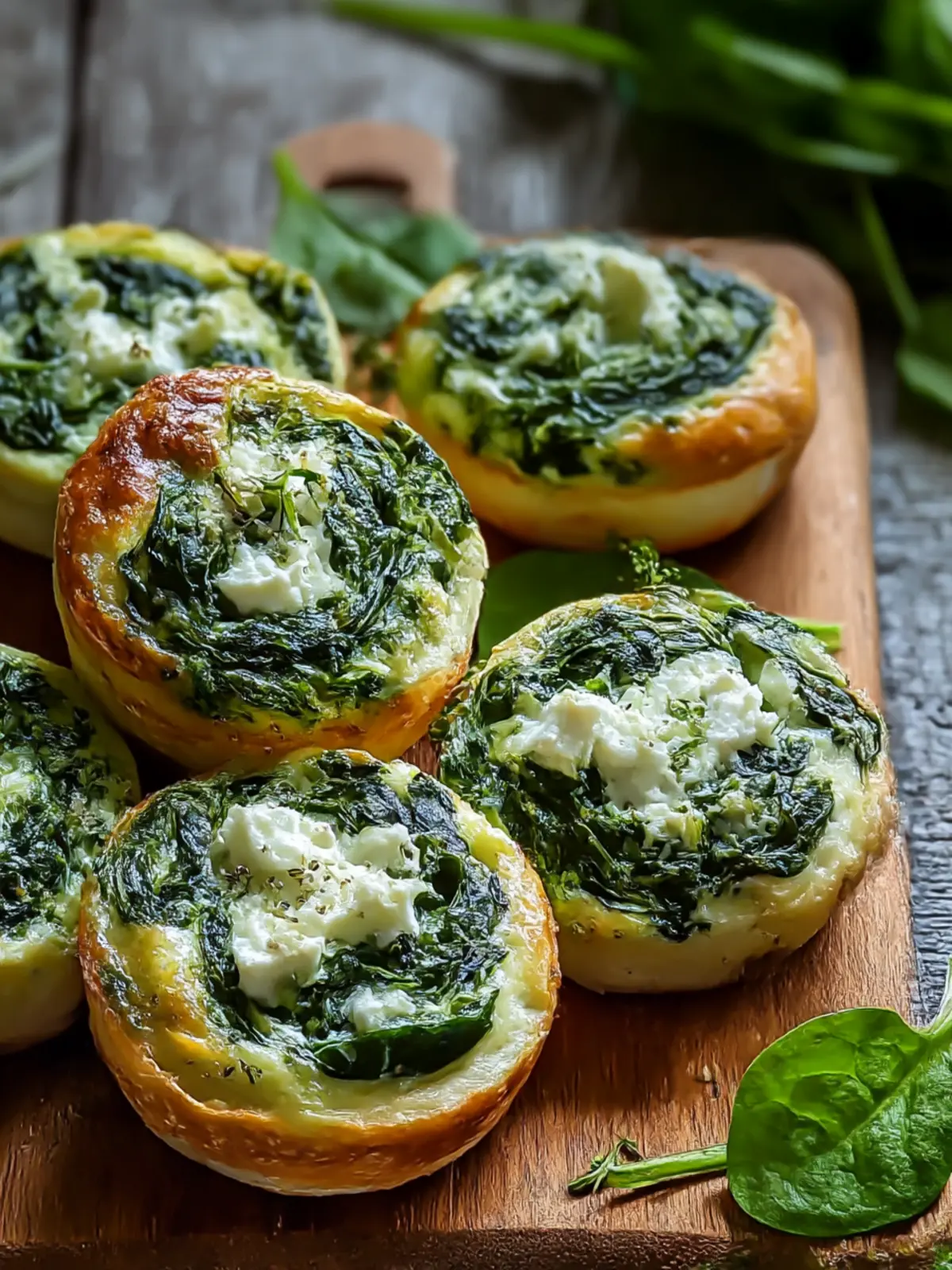 Spinach Cottage Cheese Flagels