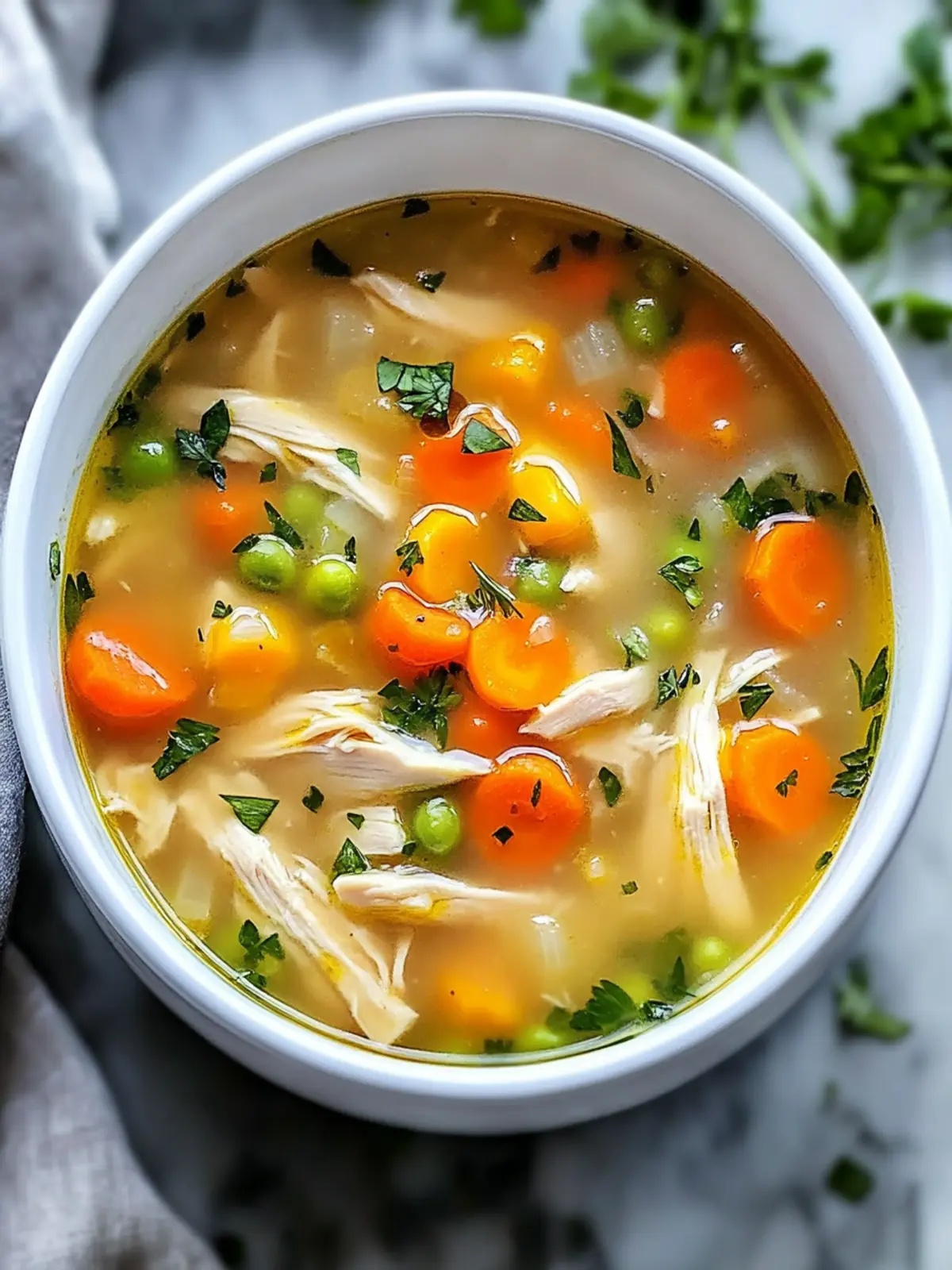 Crockpot Chicken Vegetable Soup