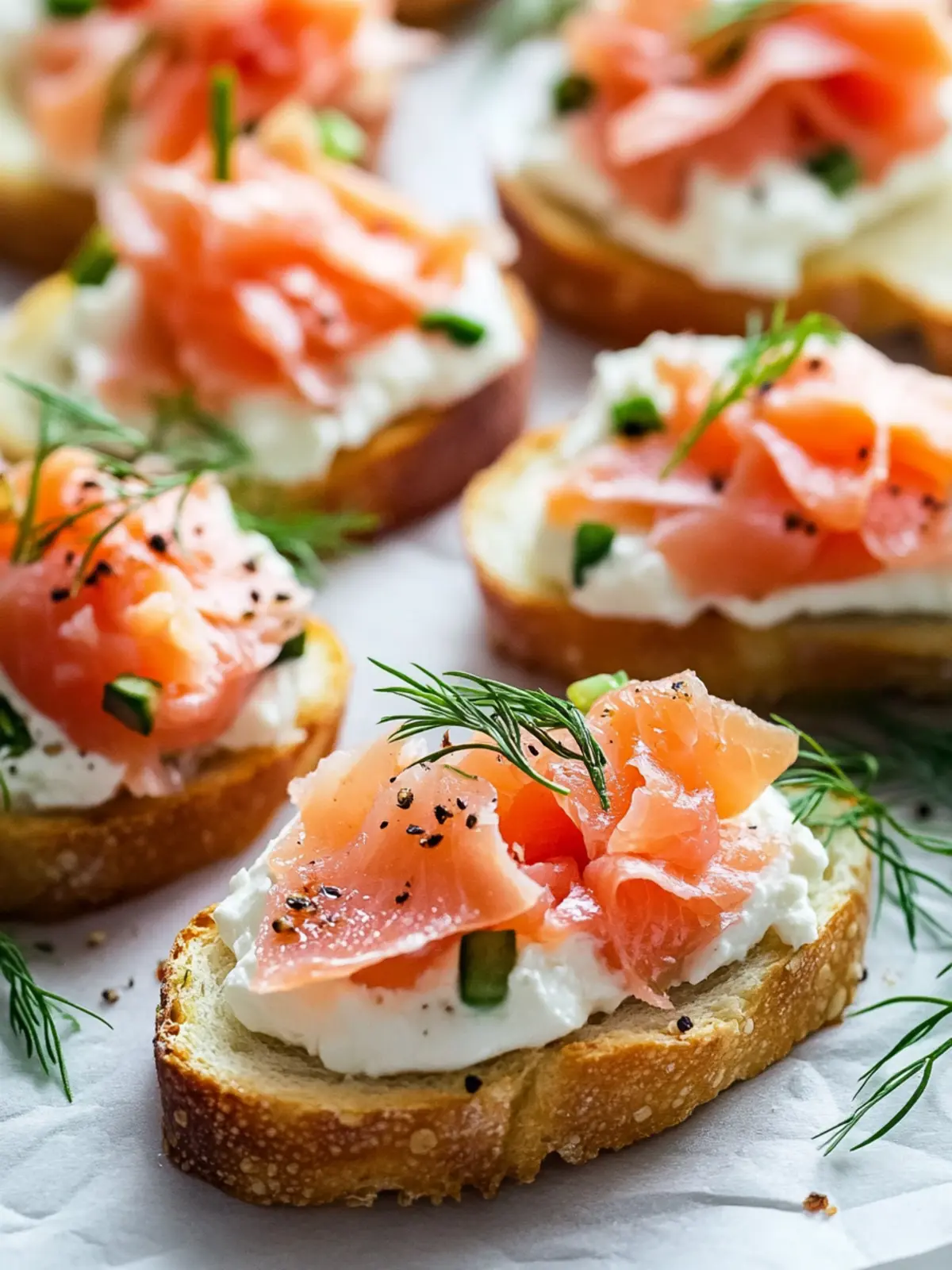 Easy Canned Salmon Crostini